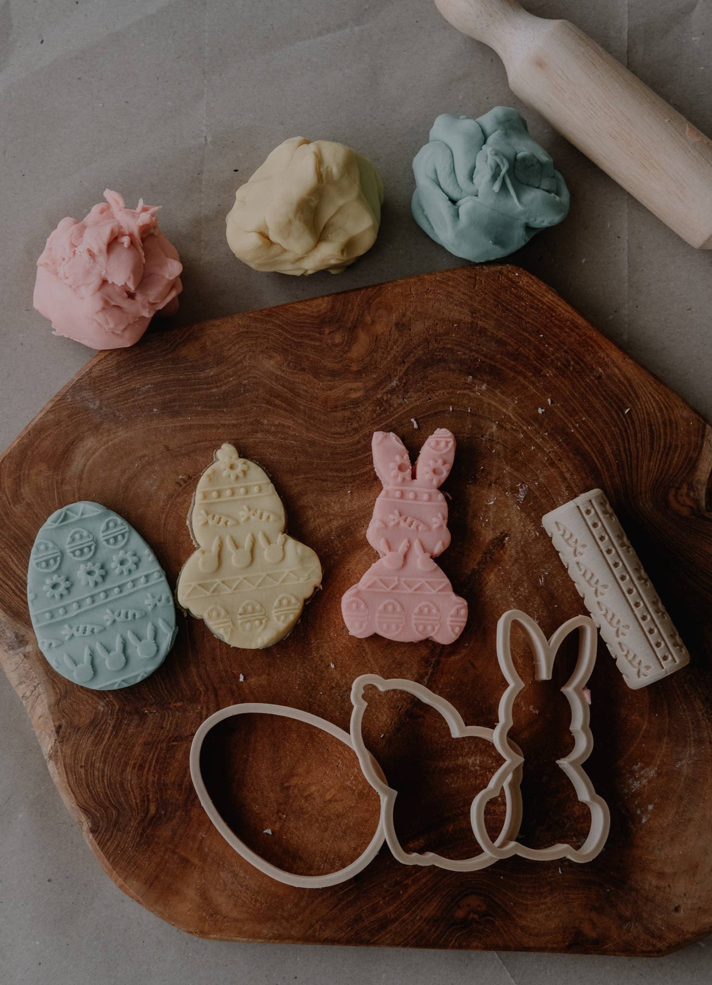 Easter Roller & Cutter Set - Eco Playdough Tools