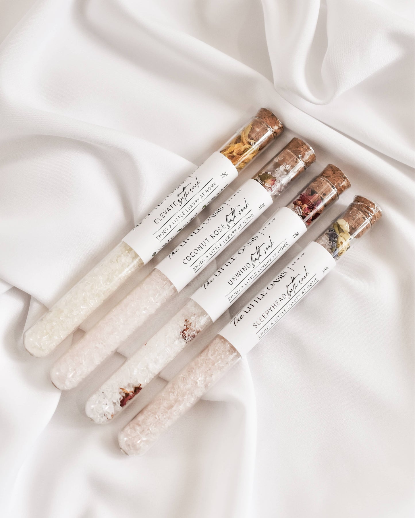 COCONUT ROSE | MAGNESIUM BATH SOAK - TEST TUBE