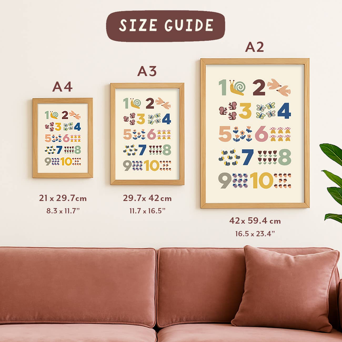 Colours Underwater Print - Modern Educational Kid's Art