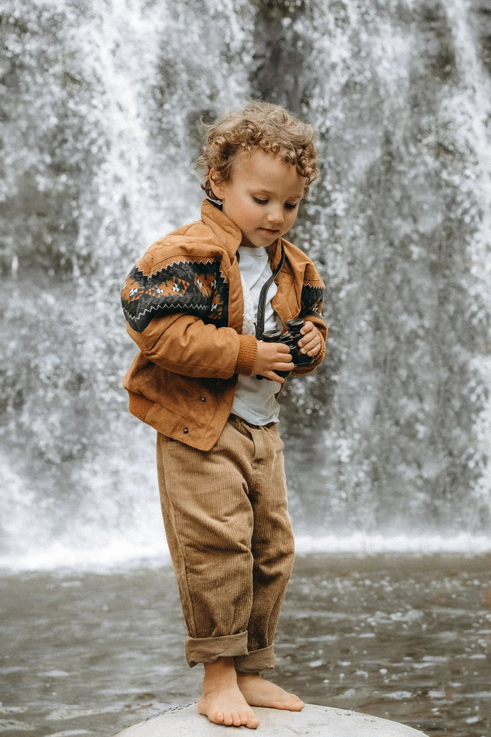 Kids - The Brown Rarebird Jacket - Brown