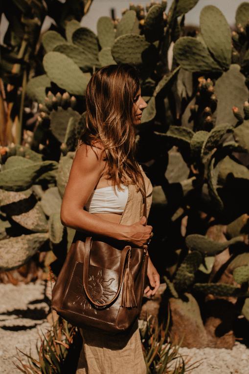 Dalma Tote - Embossed Sun