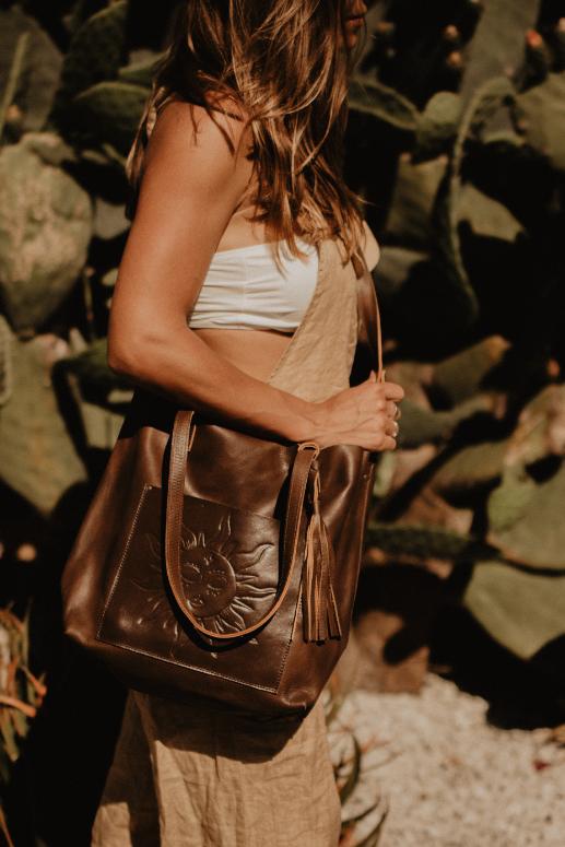 Dalma Tote - Embossed Sun
