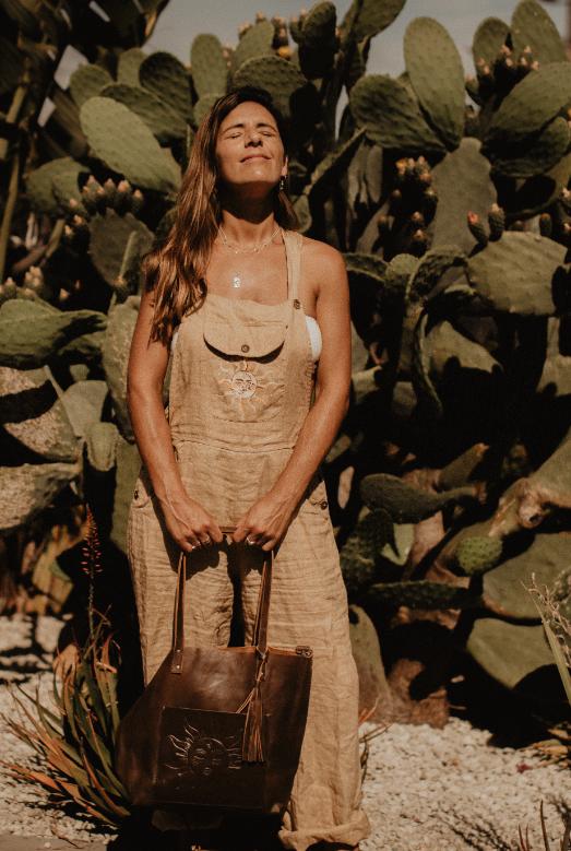 Dalma Tote - Embossed Sun