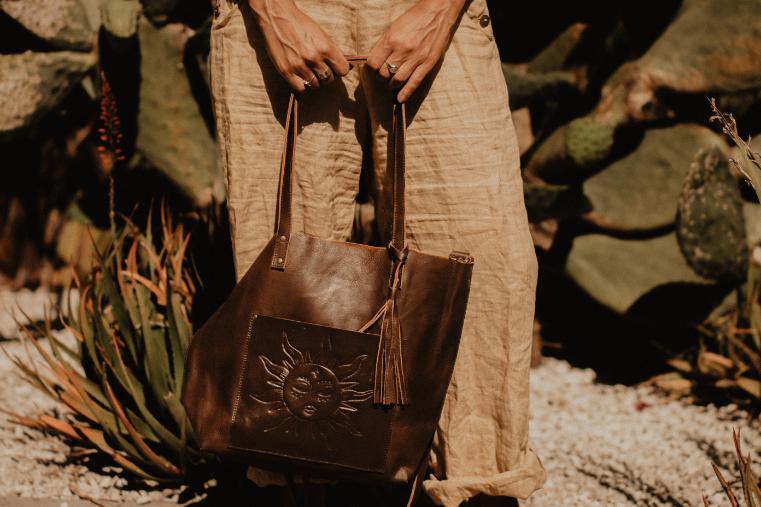 Dalma Tote - Embossed Sun