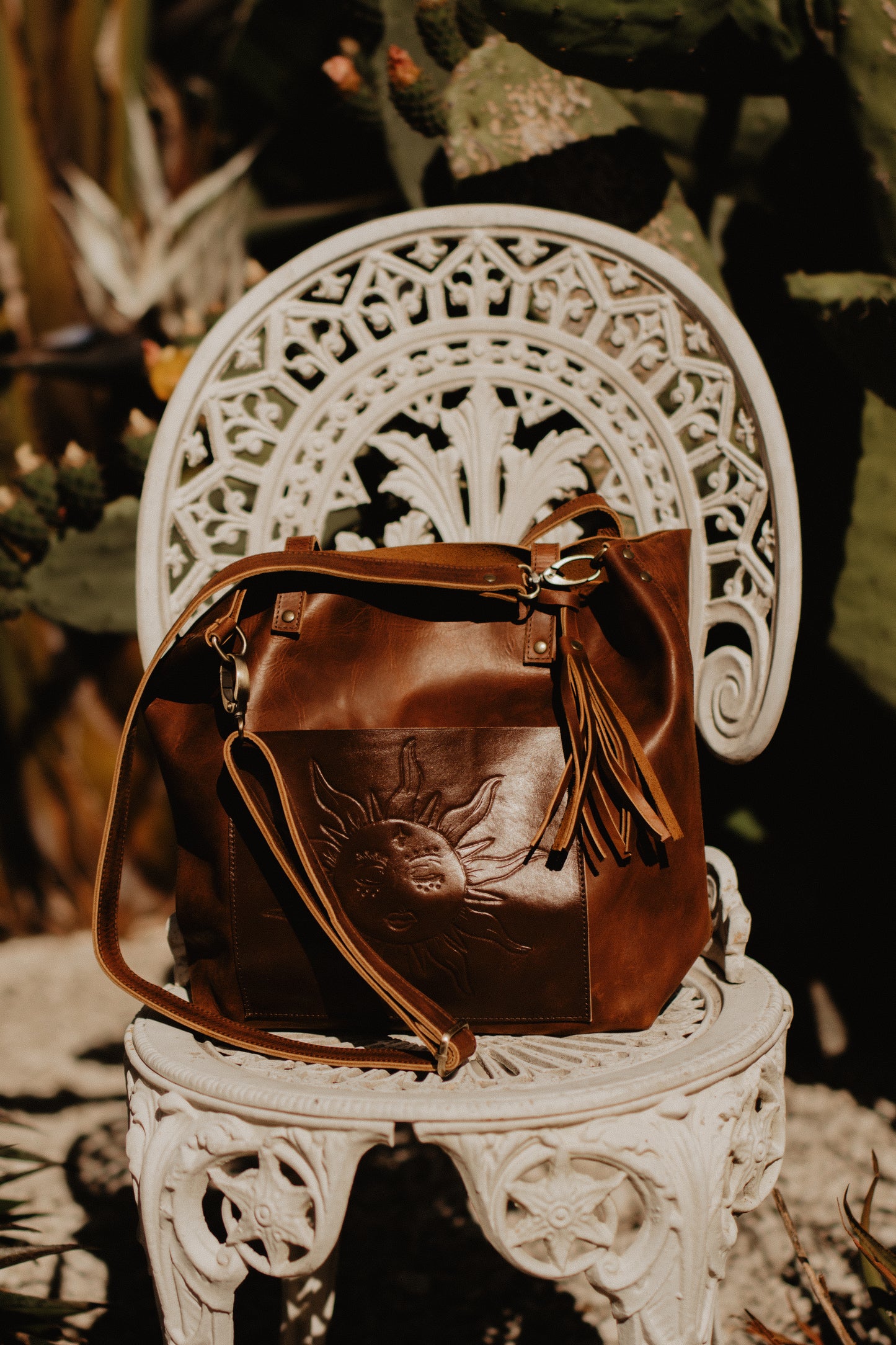 Dalma Tote - Embossed Sun