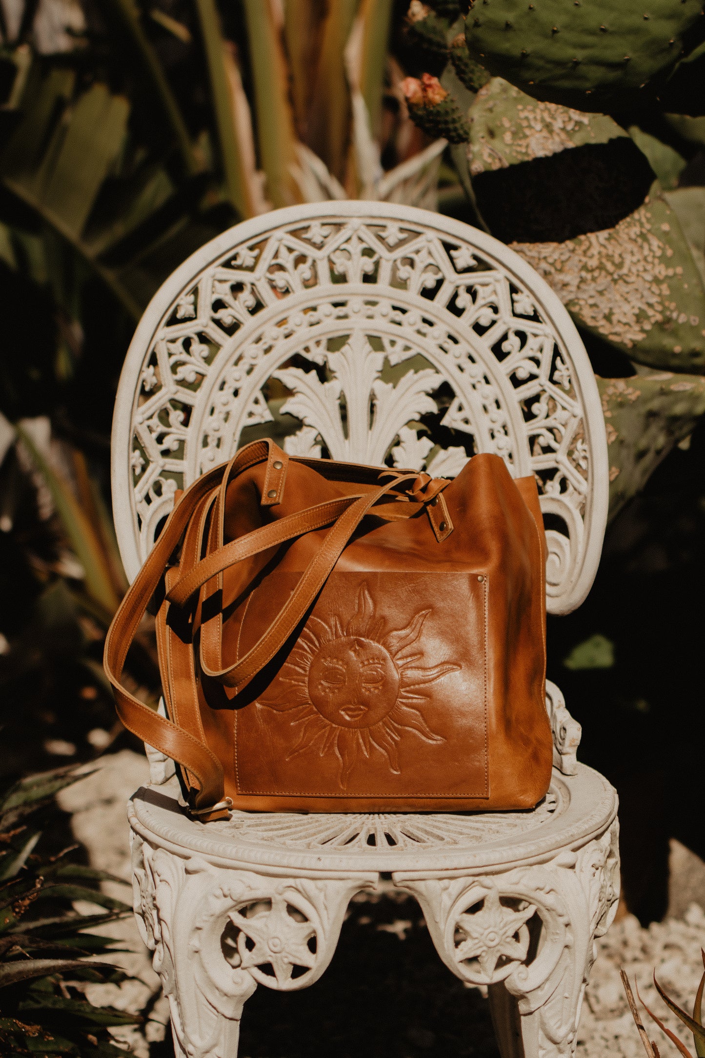 Dalma Tote - Embossed Sun