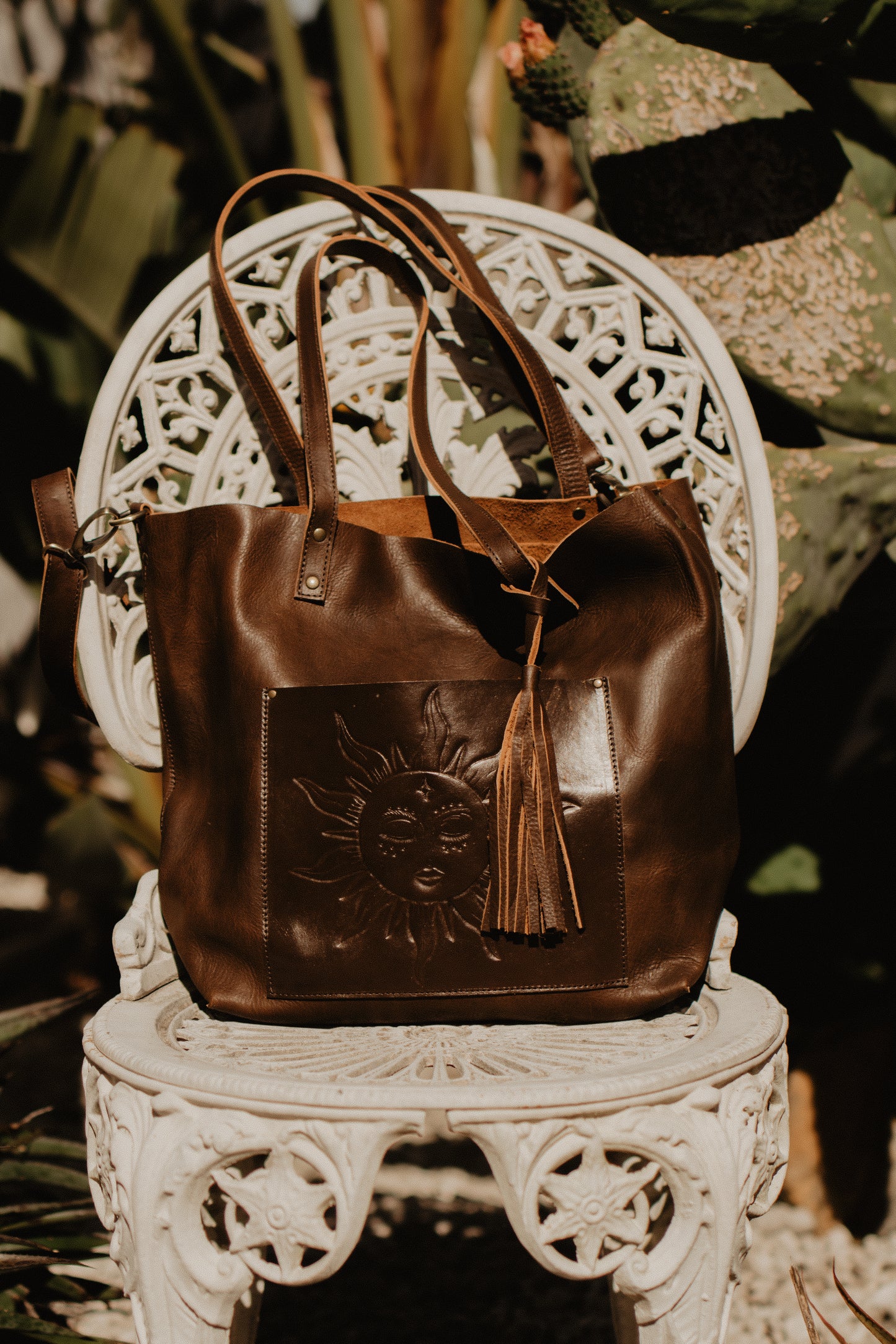 Dalma Tote - Embossed Sun
