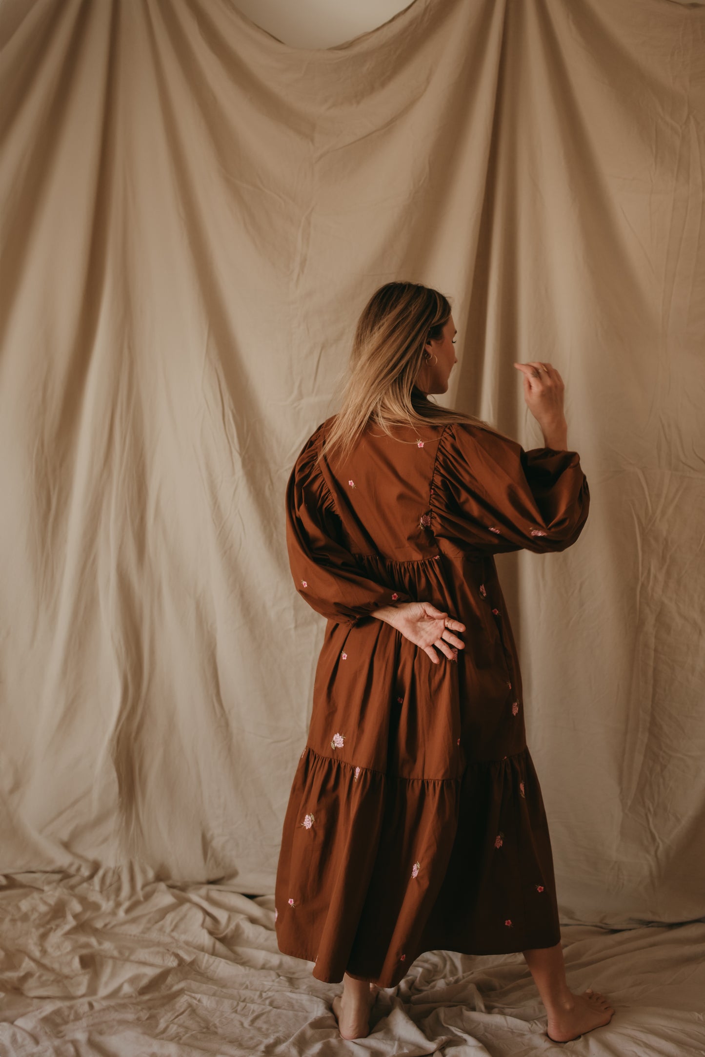 Sage Dress - Cocoa Bloom