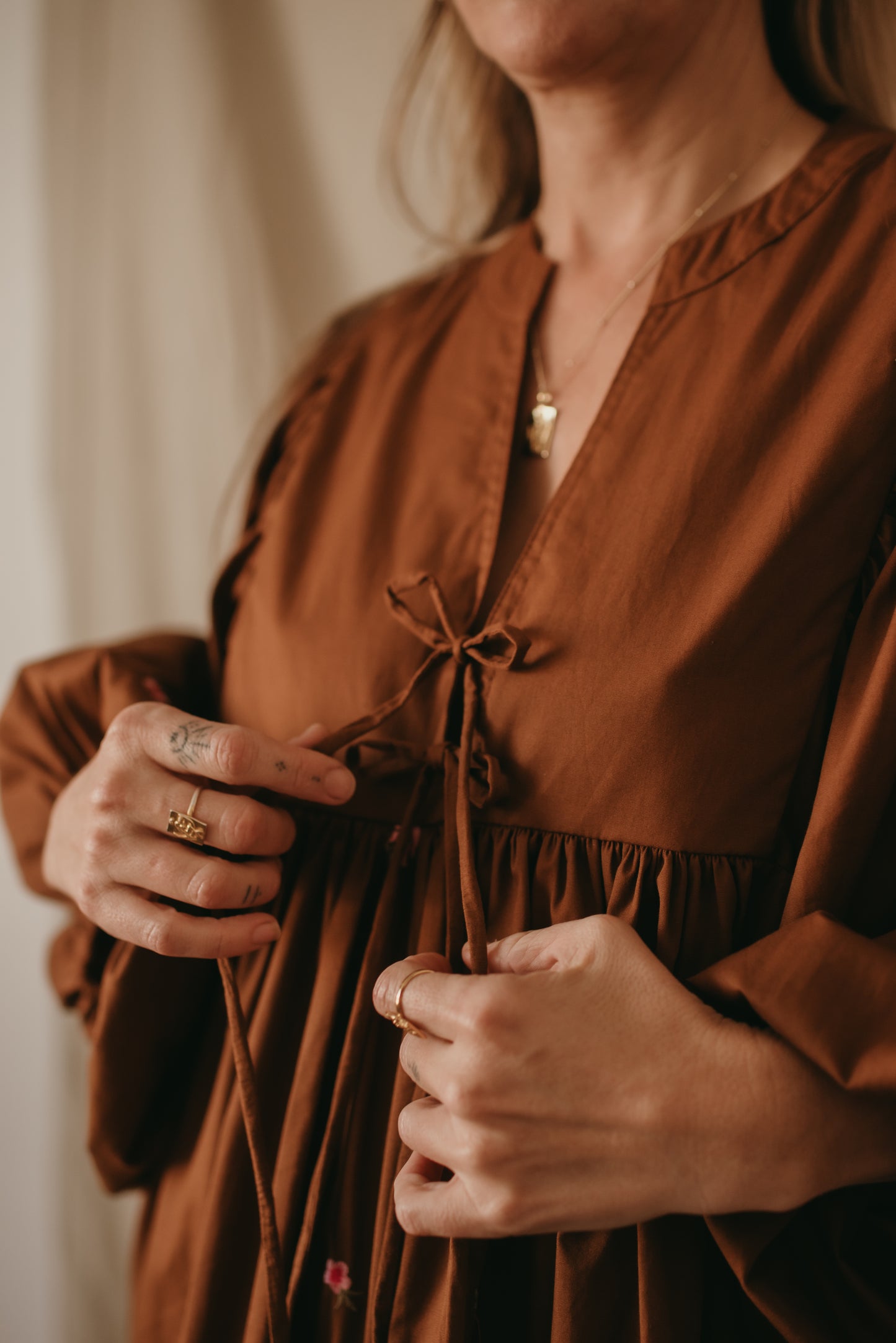 Sage Dress - Cocoa Bloom