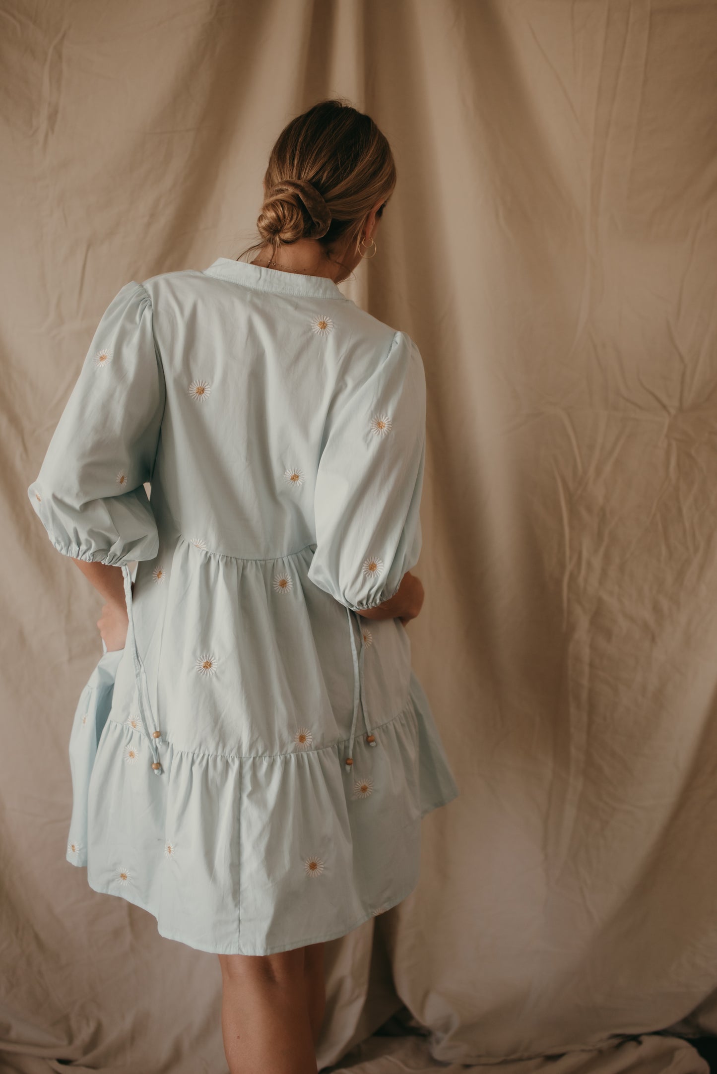 Sky Dress - Blue Daisy