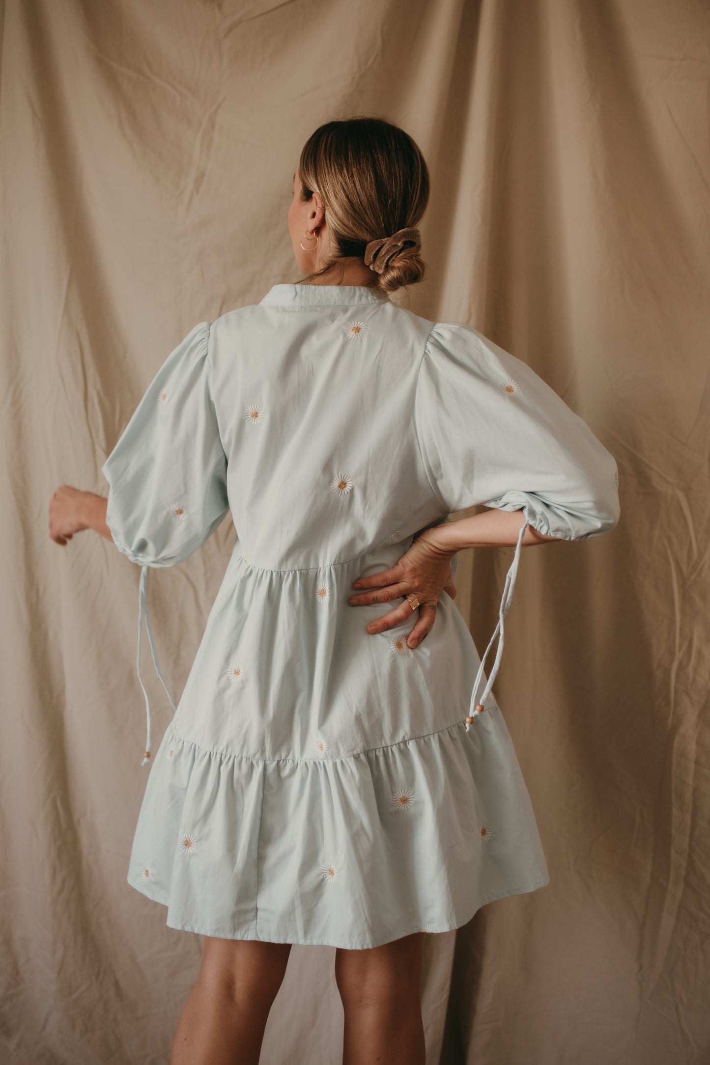 Sky Dress - Blue Daisy
