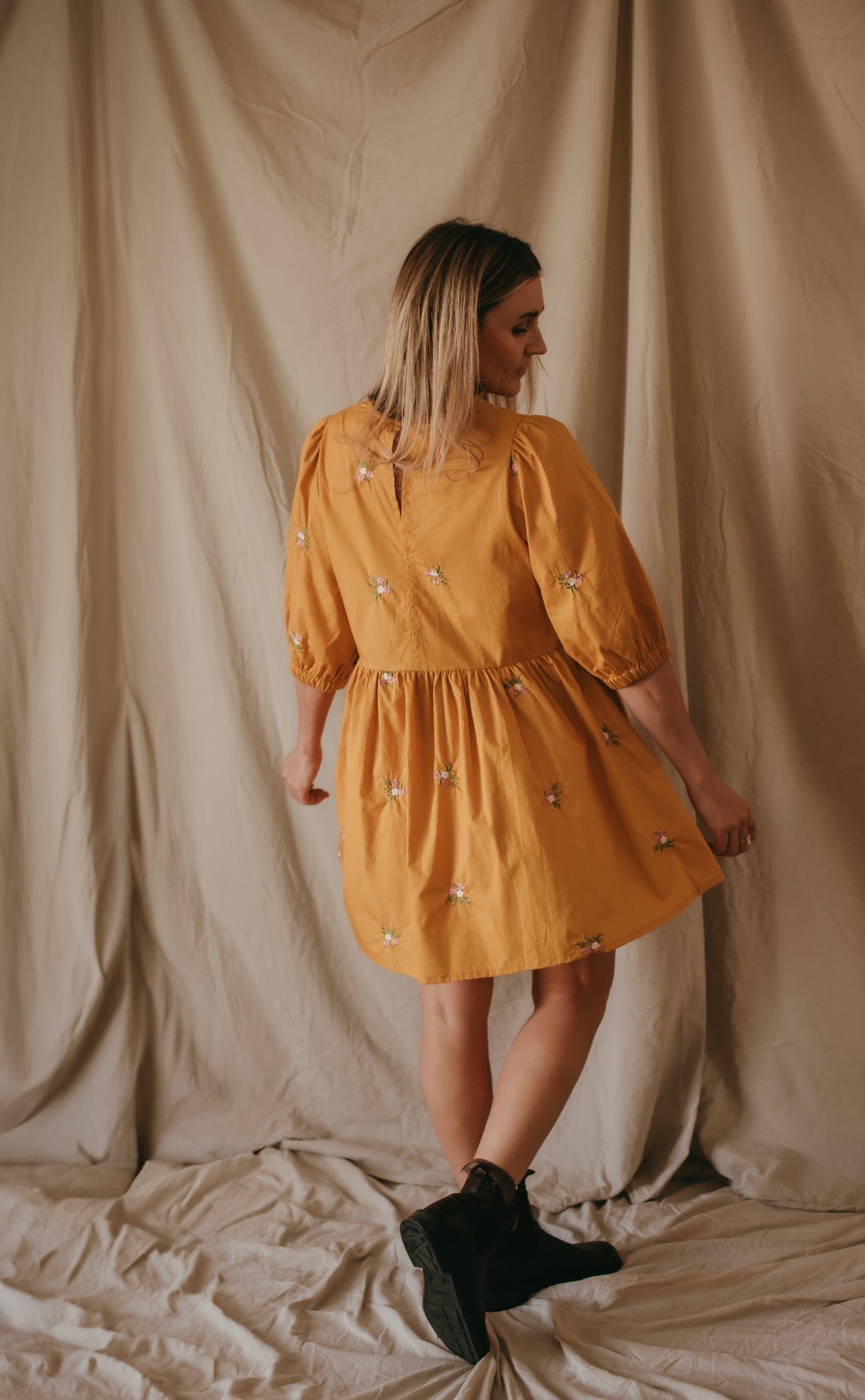 Lola Dress - Mustard Muse