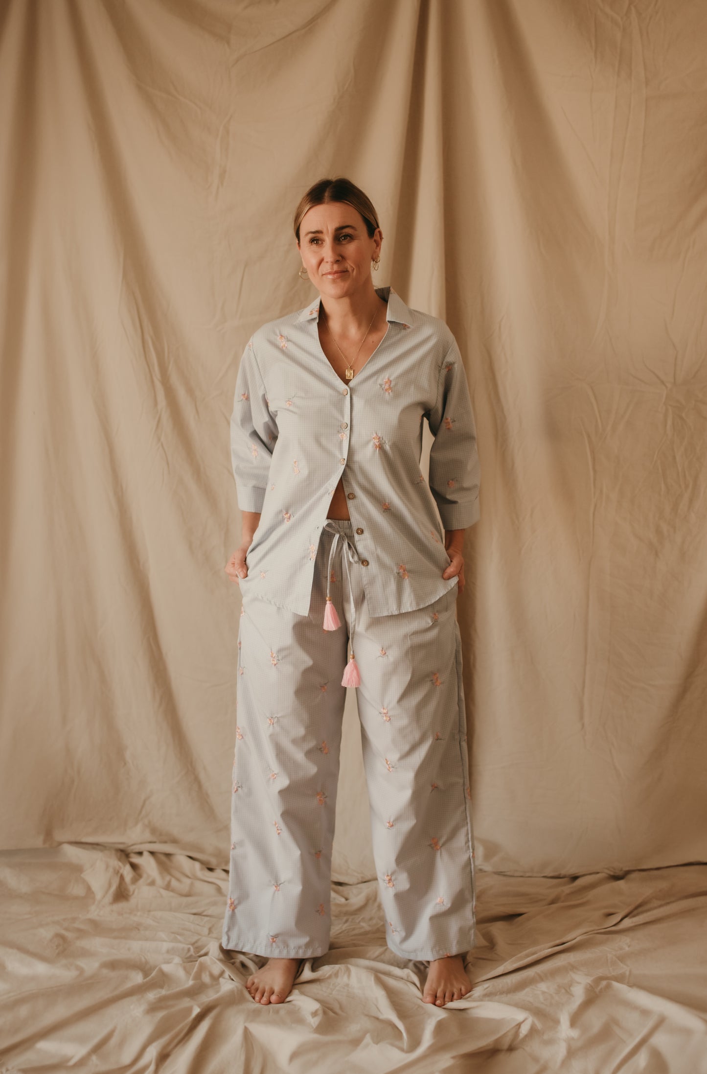 Willow Set - Gingham Skies