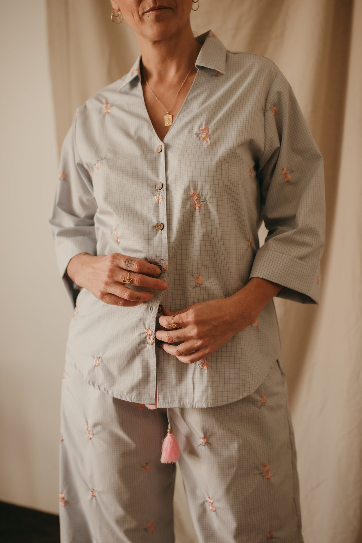 Willow Set - Gingham Skies