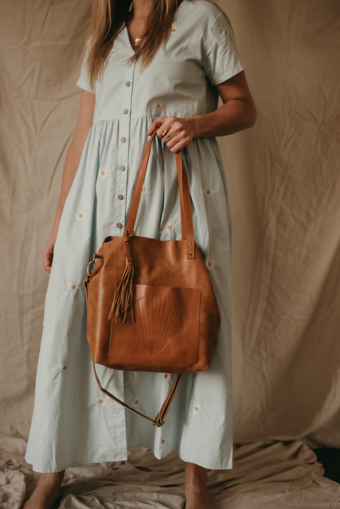 Matilda Dress - Blue Daisy