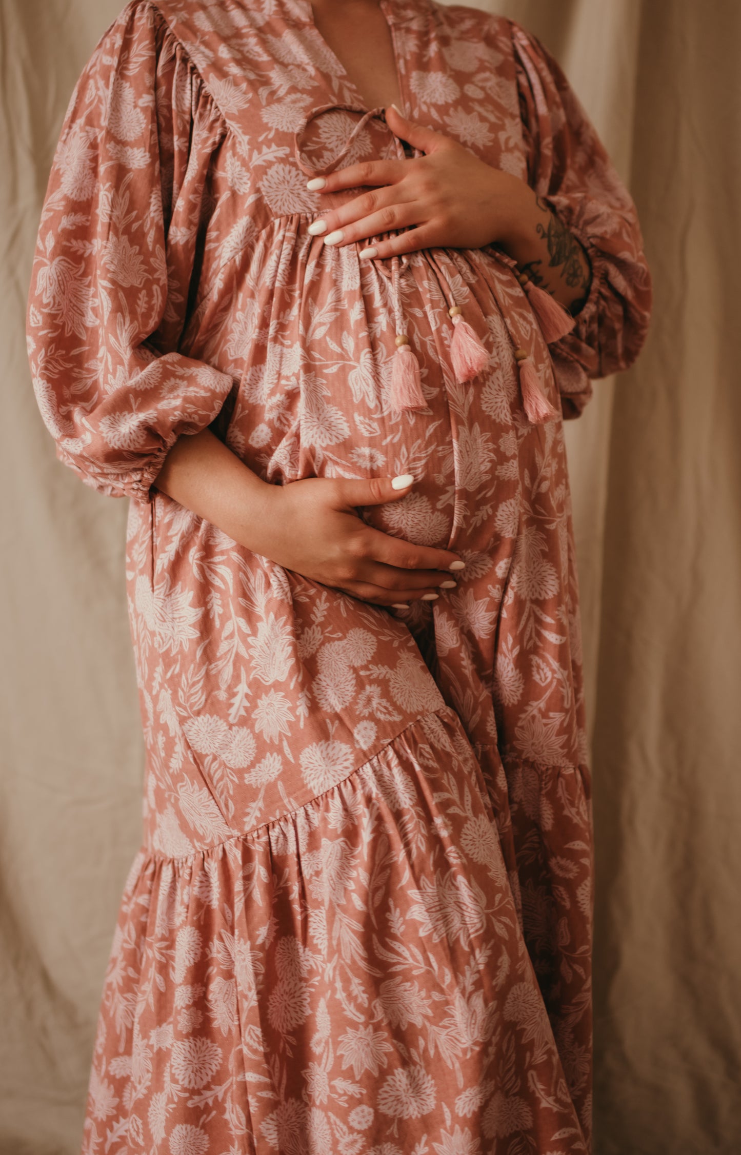 Sage Dress - Peony