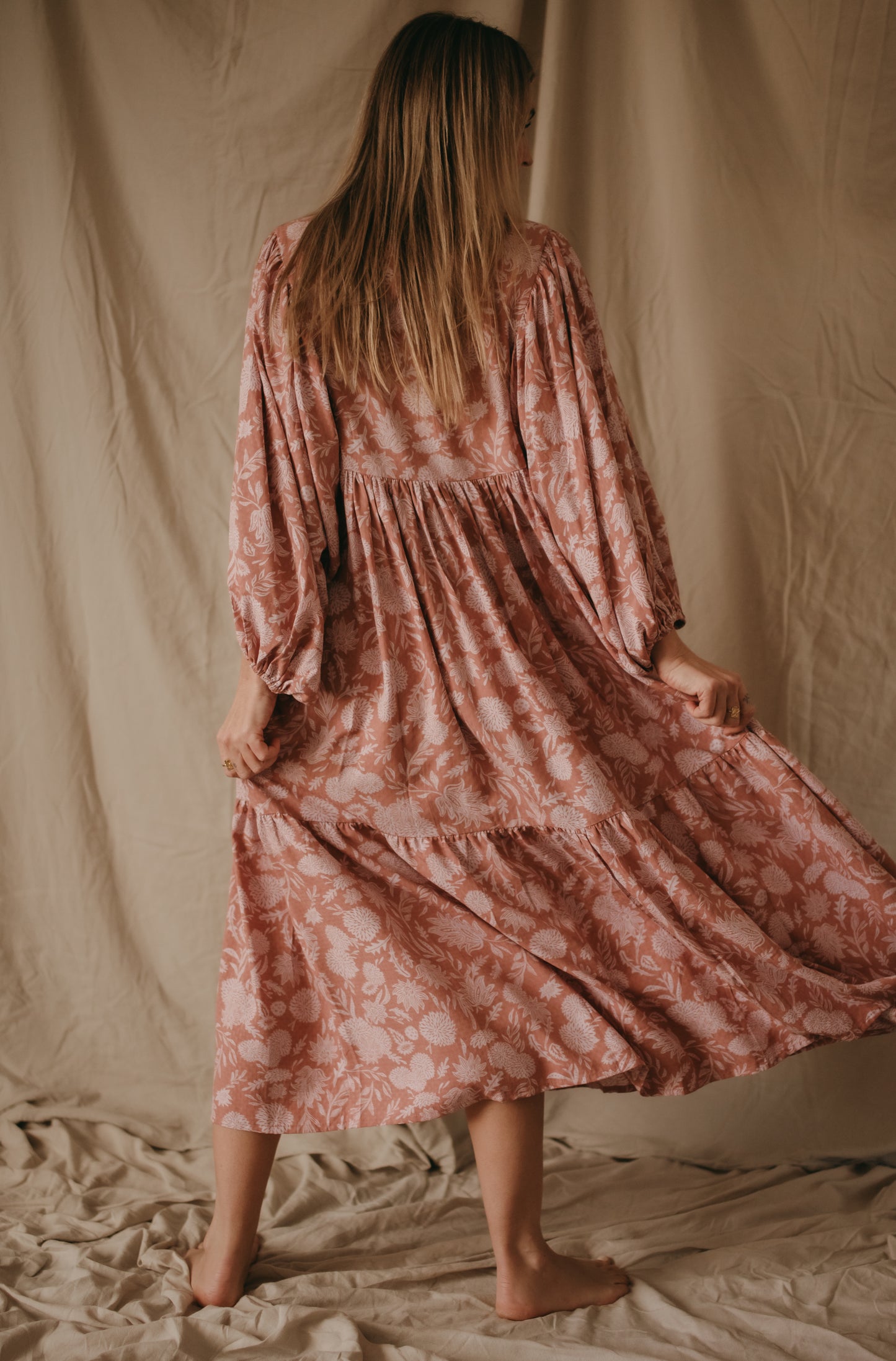 Sage Dress - Peony
