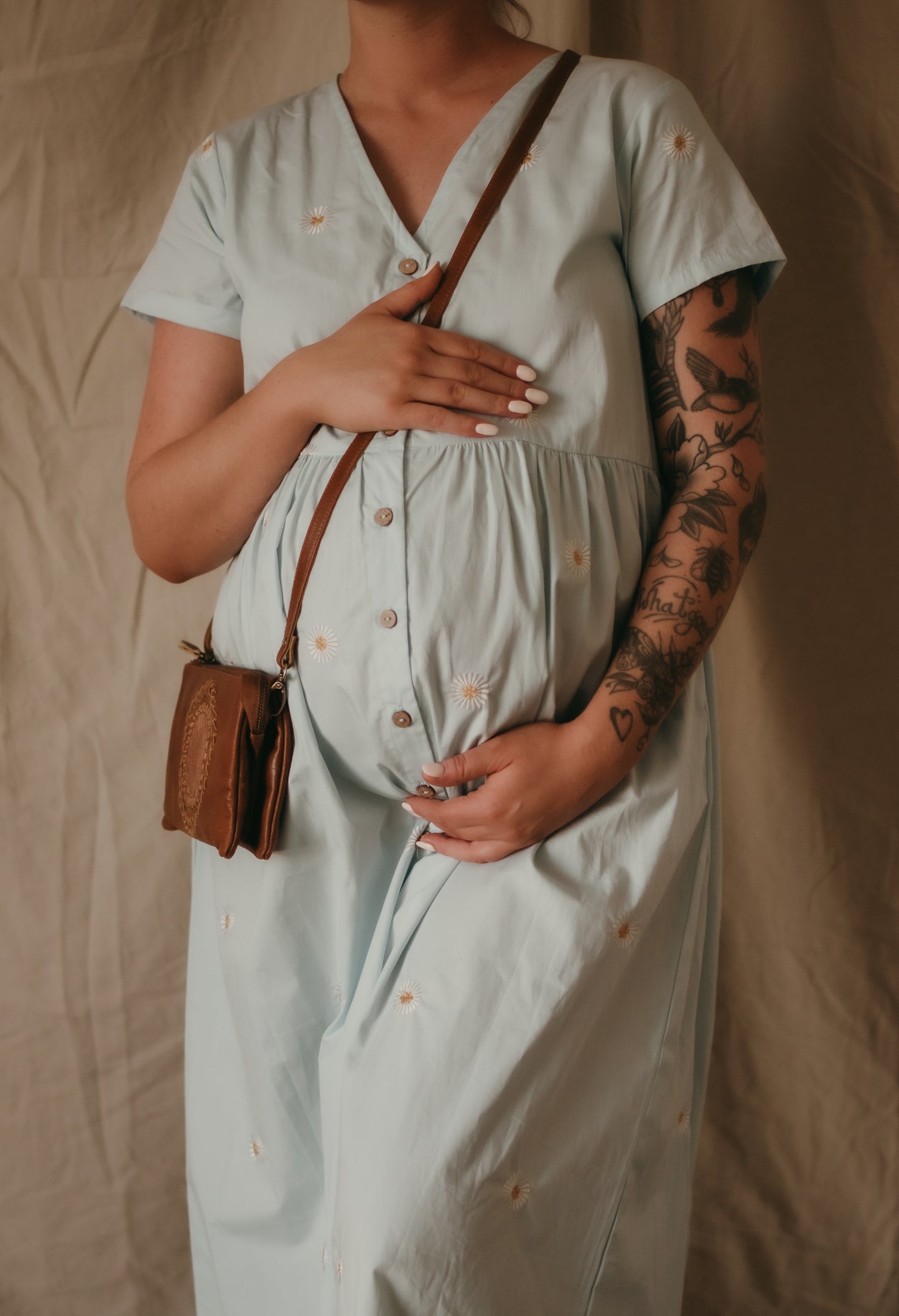 Matilda Dress - Blue Daisy