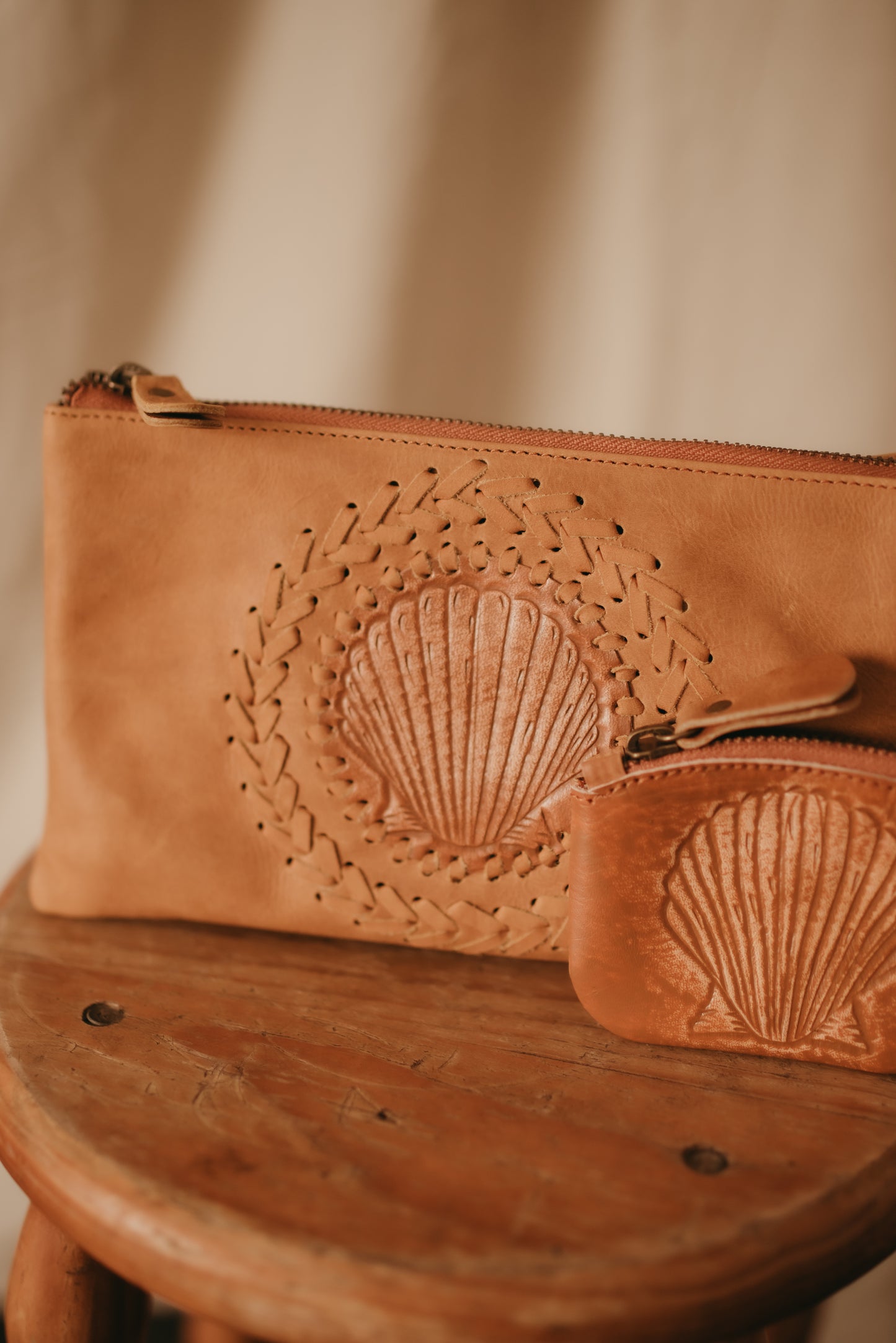 Pixie Coin Pouch - Embossed Shell