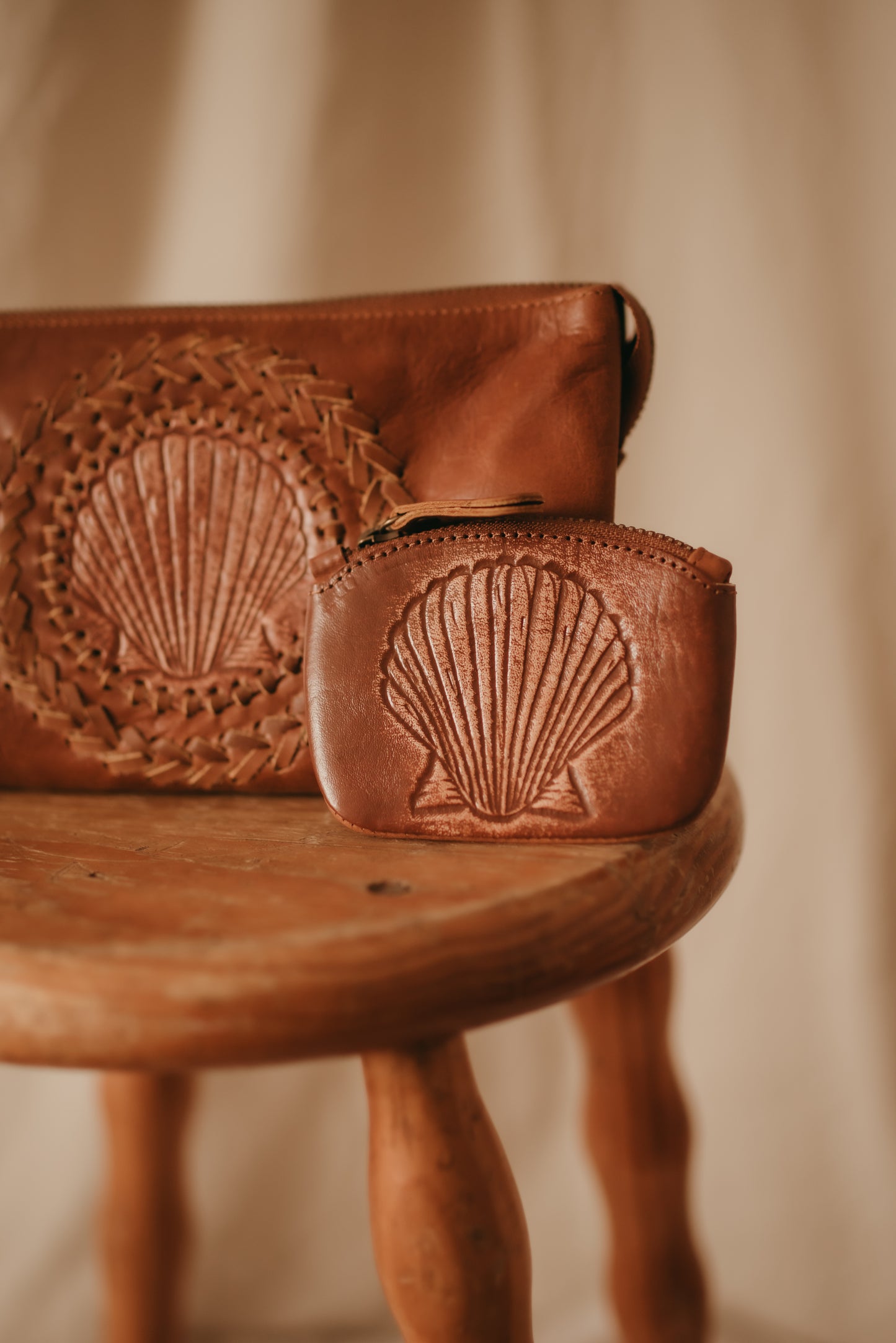 Pixie Coin Pouch - Embossed Shell
