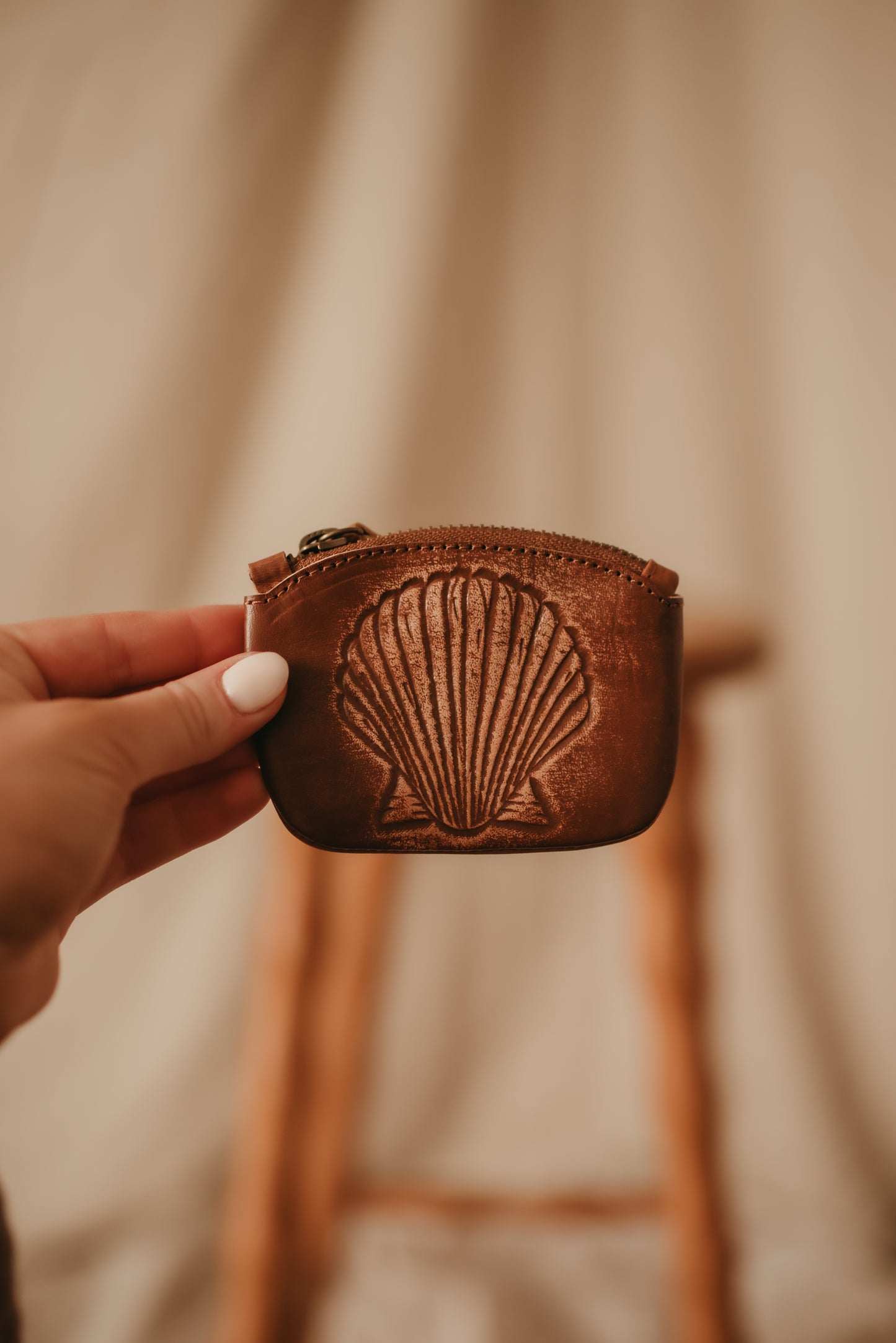 Pixie Coin Pouch - Embossed Shell