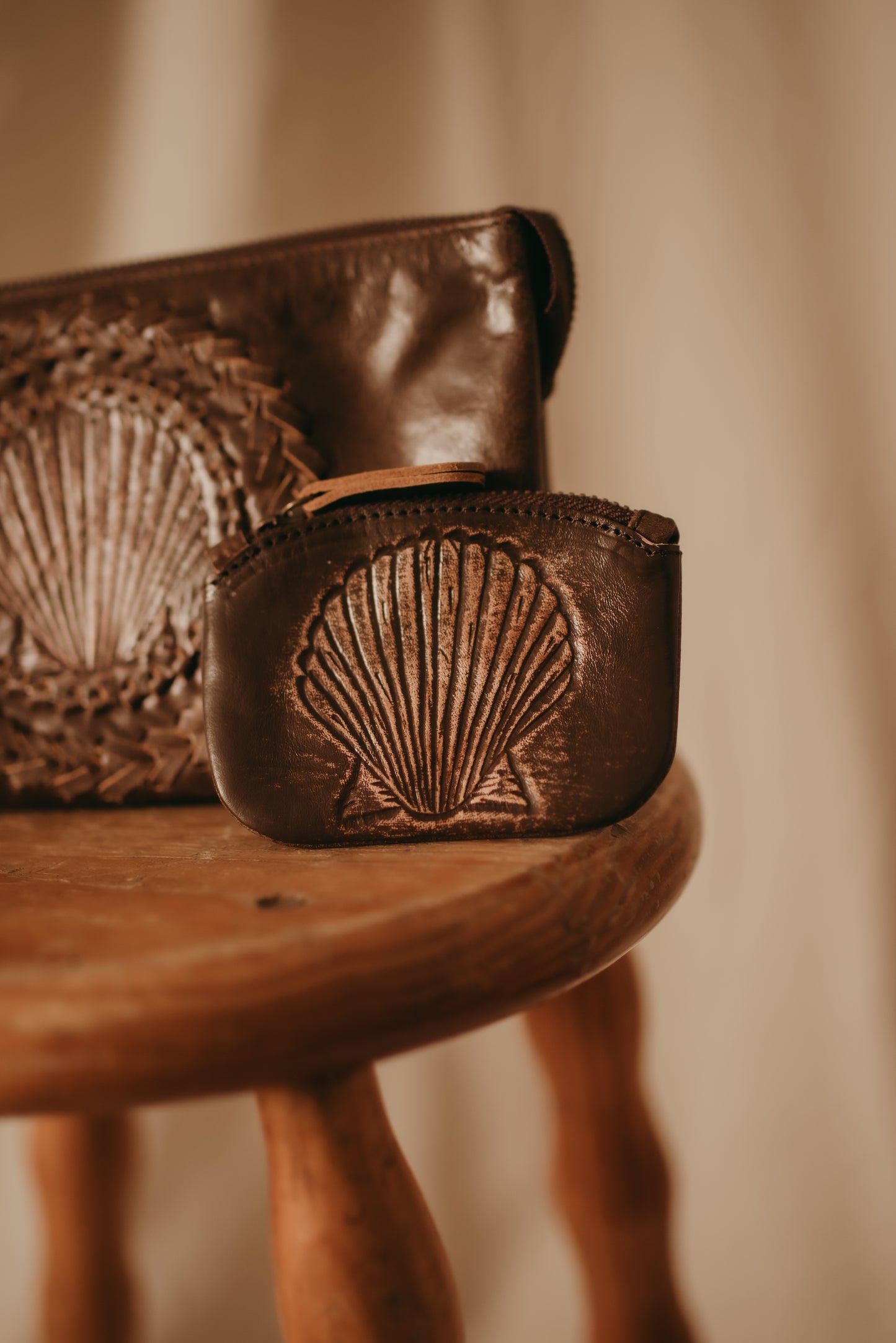 Pixie Coin Pouch - Embossed Shell