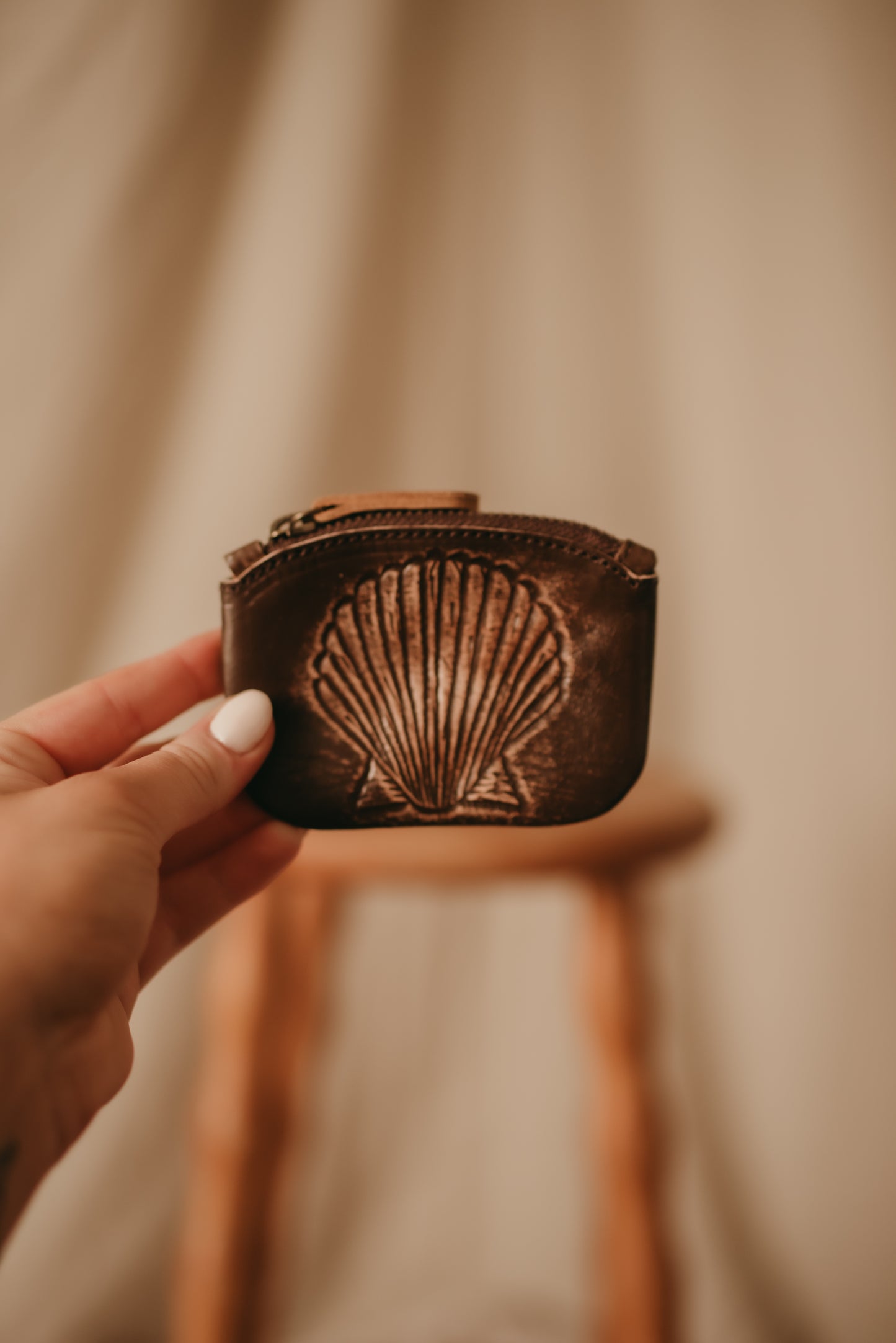 Pixie Coin Pouch - Embossed Shell