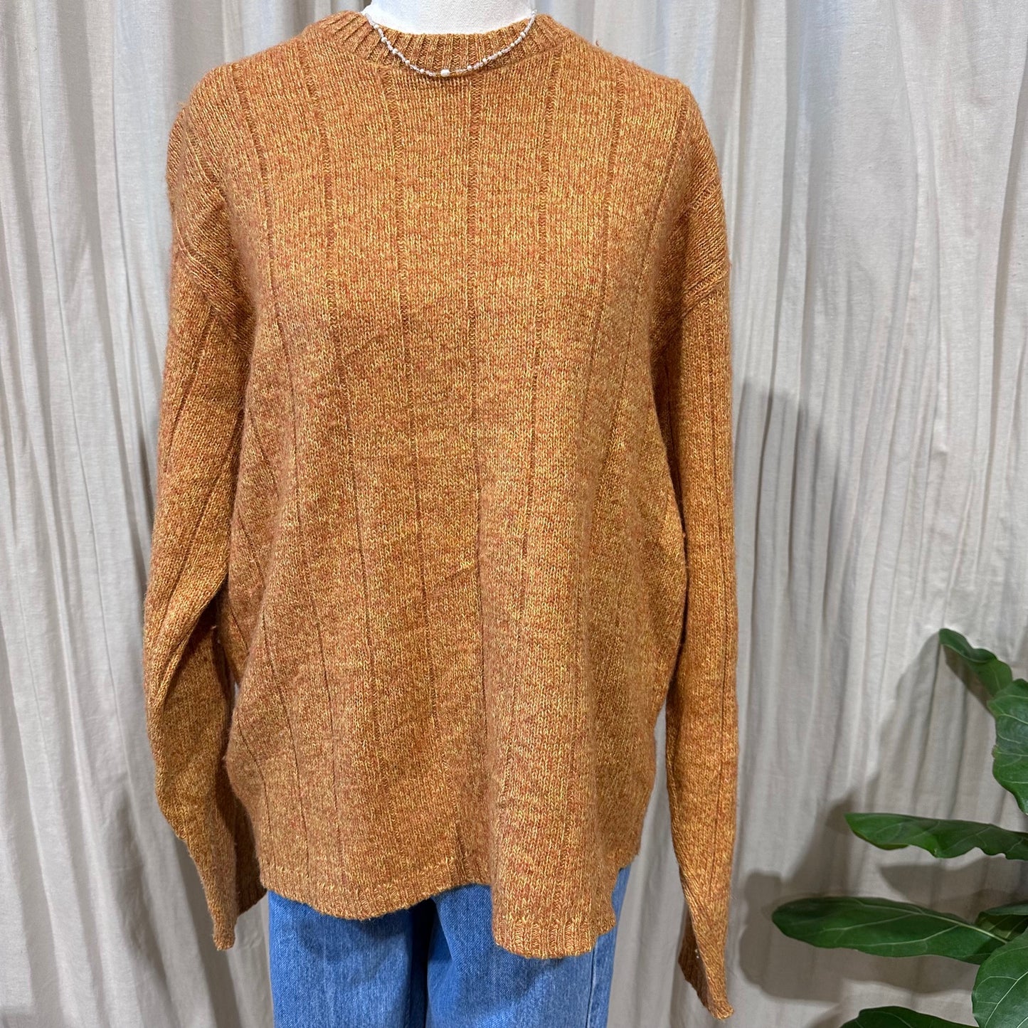 Vintage Knitwear - Apricot Sears Sportswear