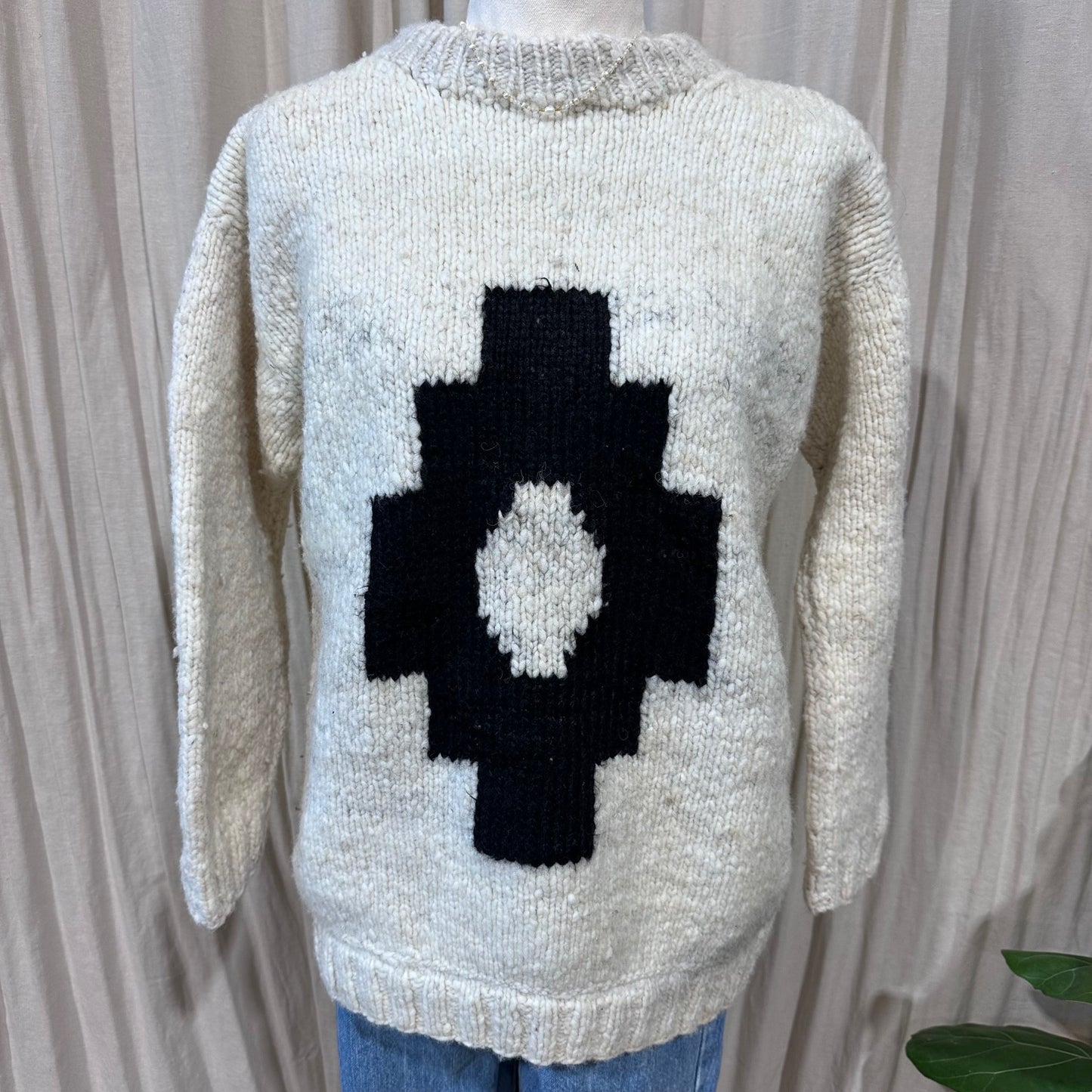 Vintage Knitwear - Oat & Black