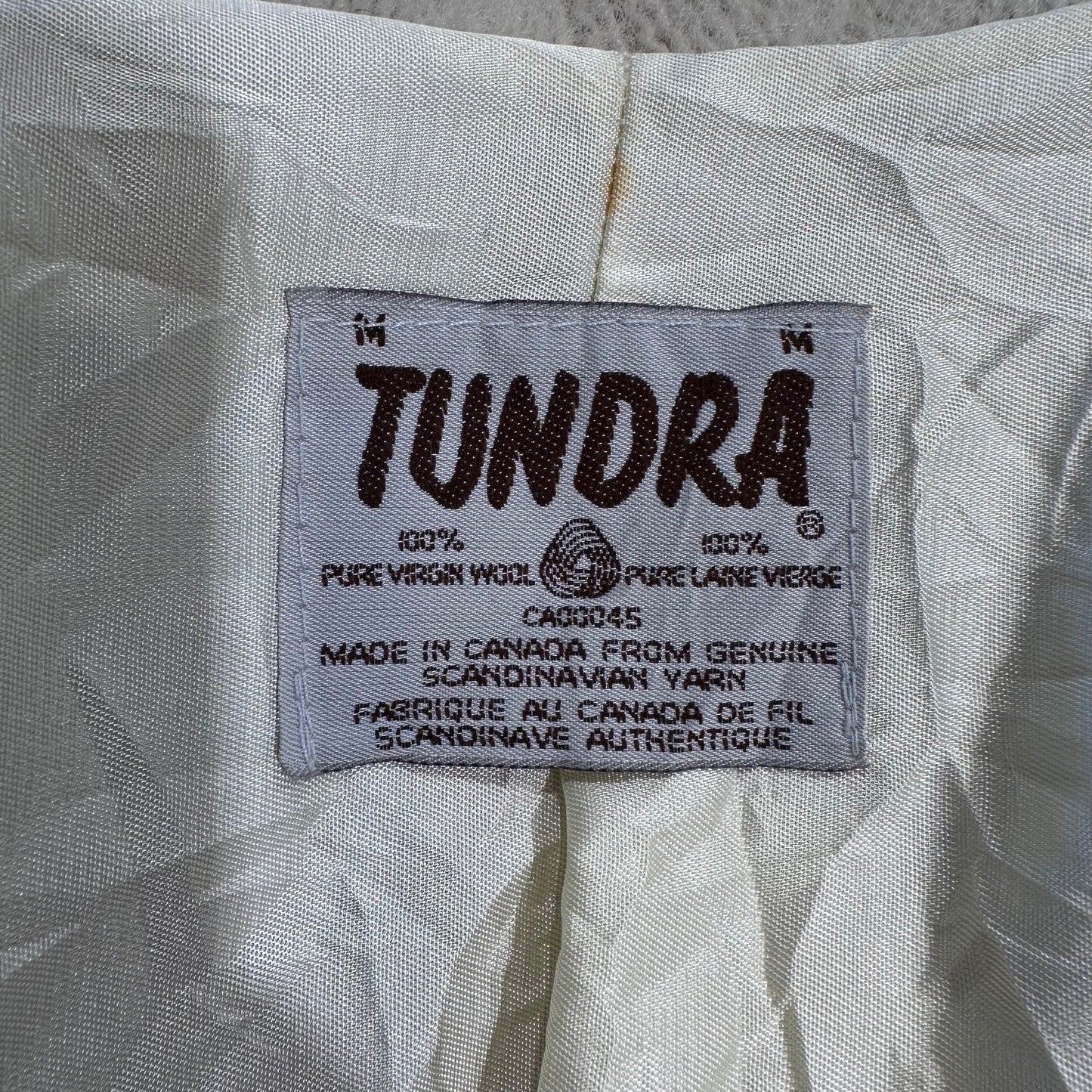 Vintage Knitwear - Tundra Zip Up *MARKED ON INSIDE*