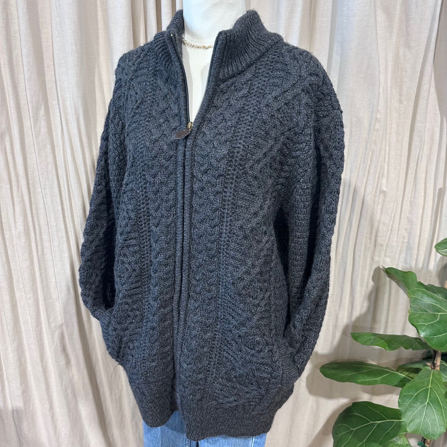Vintage Knitwear - John Molloy Zip Up