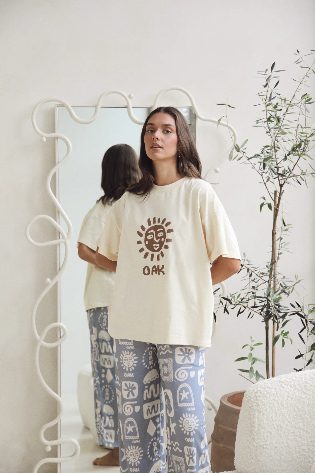 Womens Oasis Tee | Tobacco Brown