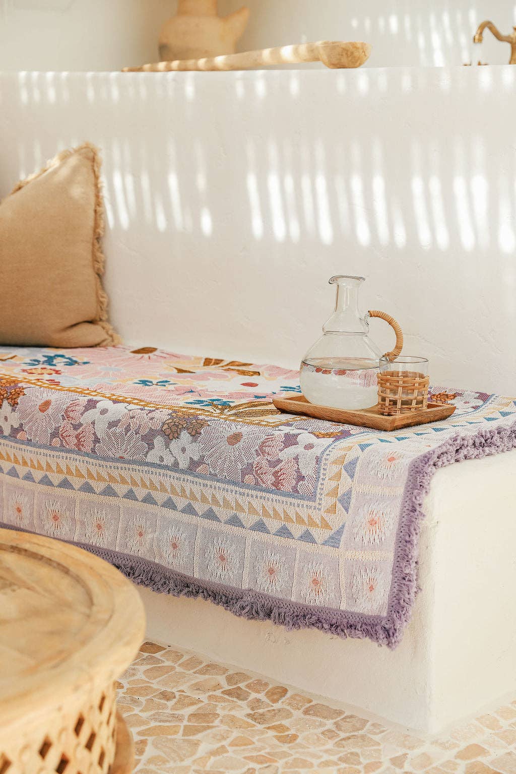 Lavender - Picnic Beach Throw Rug - XL