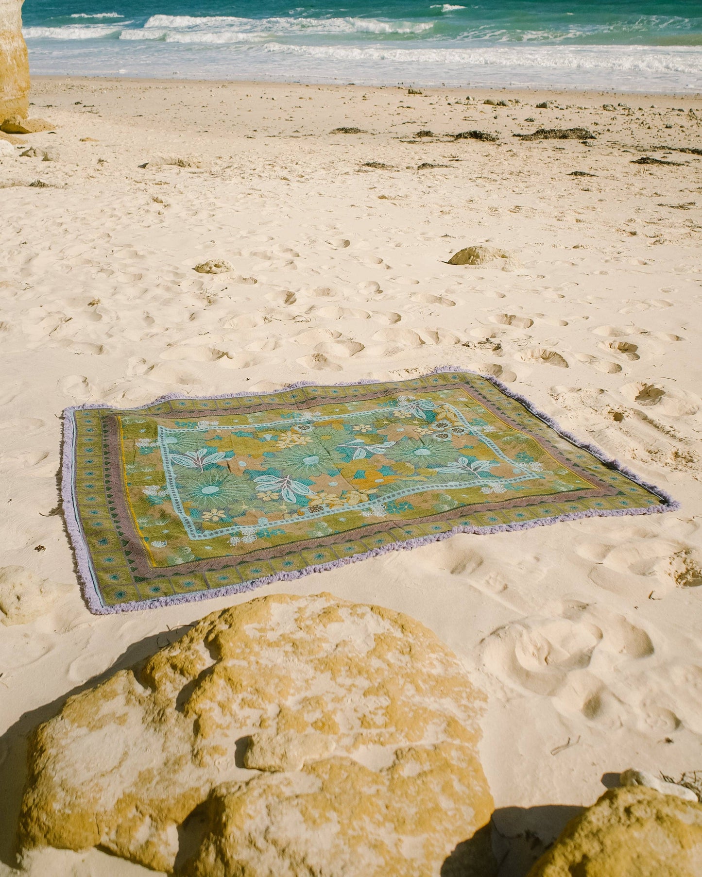 Lavender - Picnic Beach Throw Rug - XL