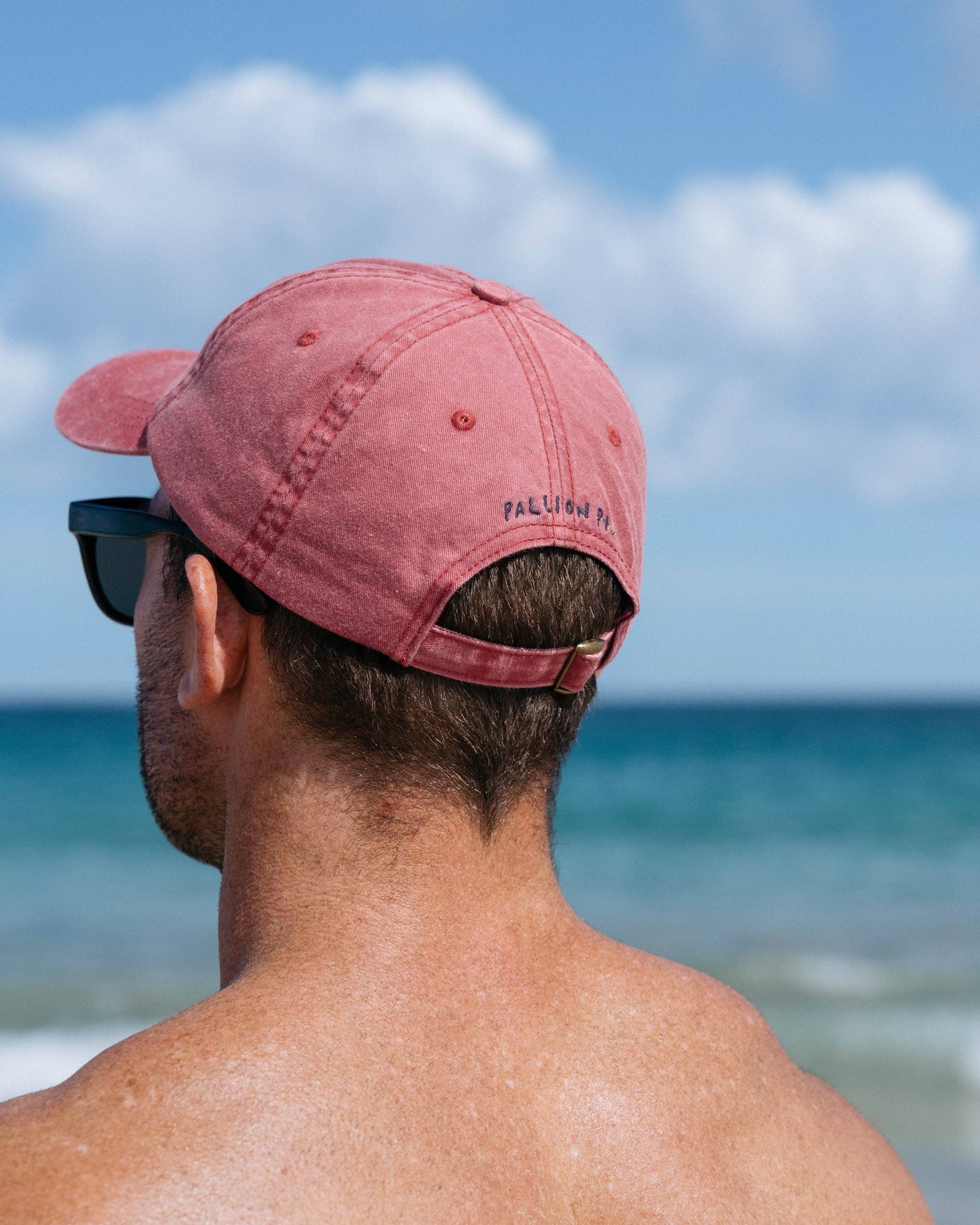 Sailfish Fish Lid | Cotton Dad Cap in Pink