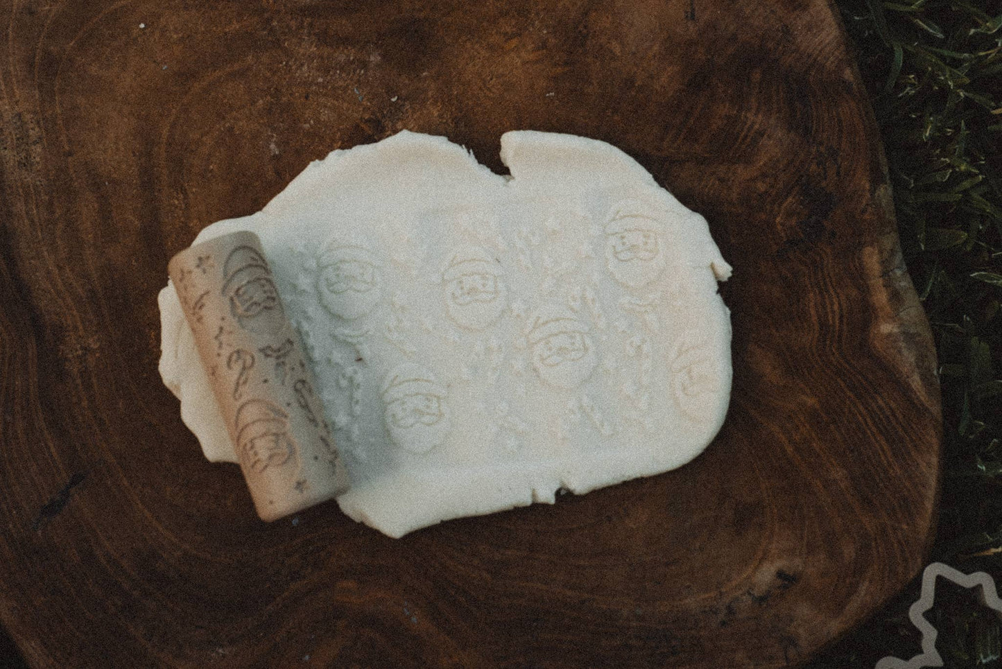 Santa Christmas Roller - Pattern Playdough Roller