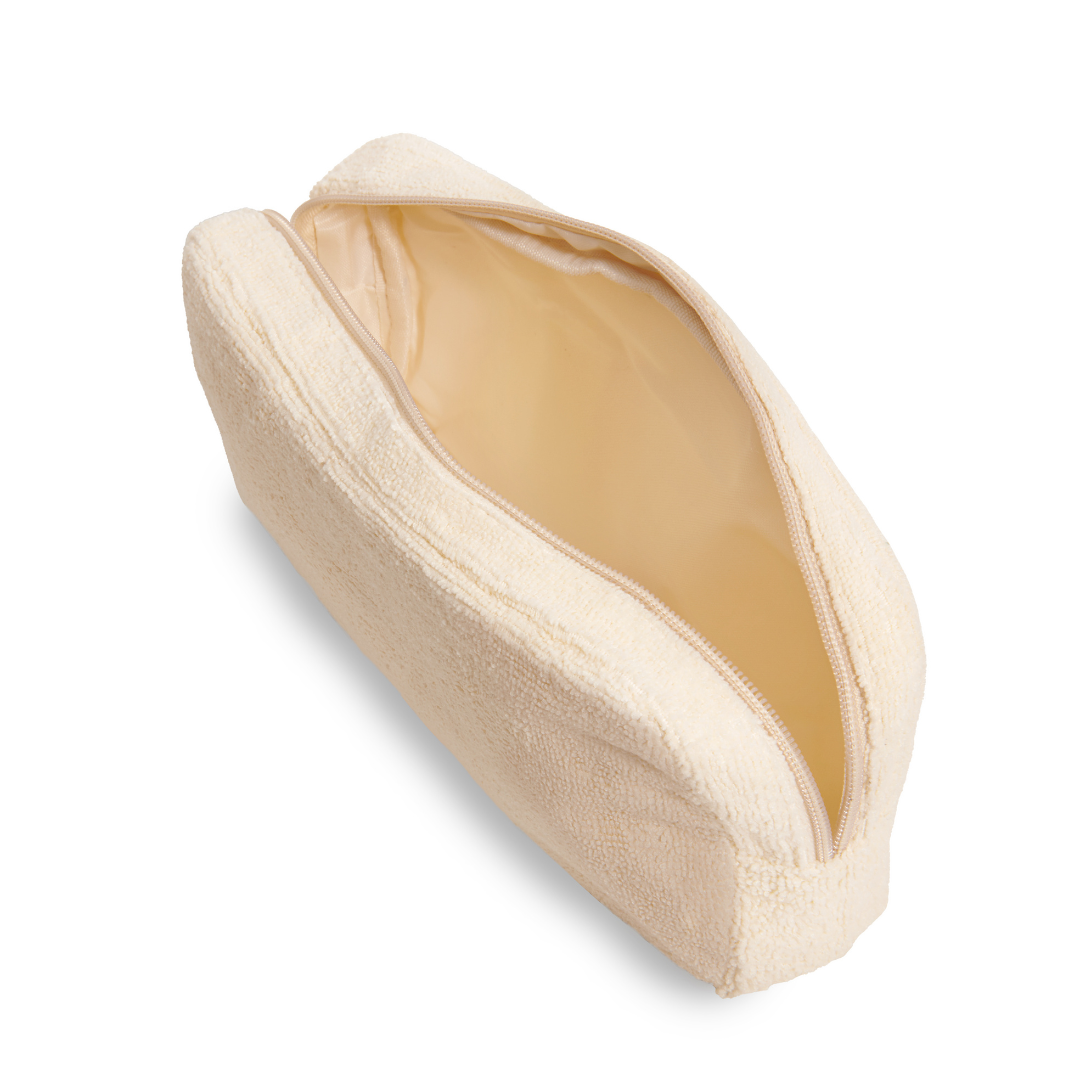 Terry Towelling Pouch - Beige