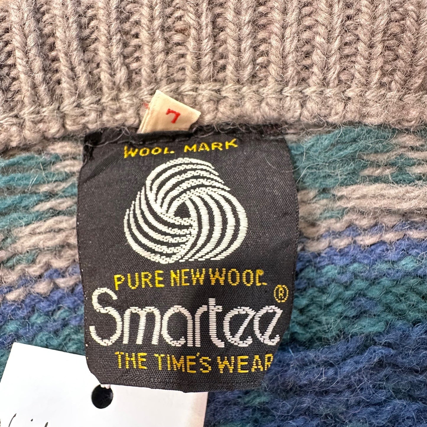 Vintage Knitwear - Grey/Pink Smartee