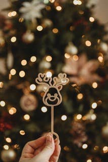 Reindeer Bubble Wand - Christmas Eco Sensory Toy