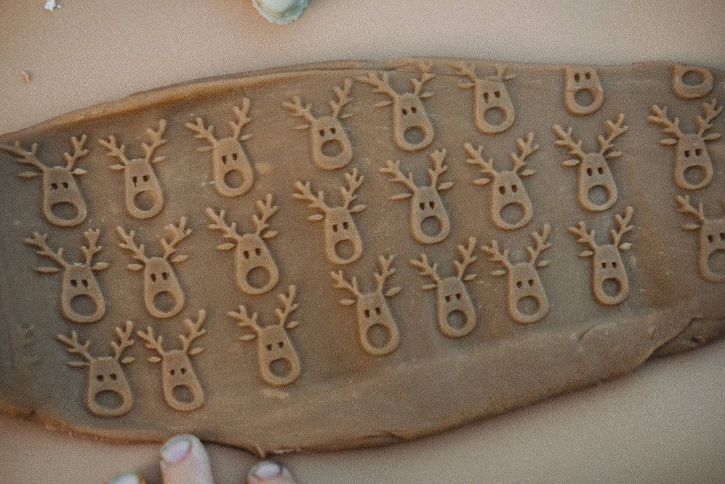 Reindeer Roller - Eco Pattern Playdough Roller