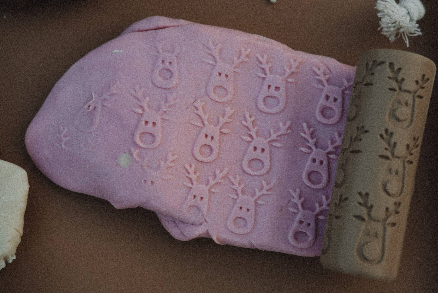 Reindeer Roller - Eco Pattern Playdough Roller