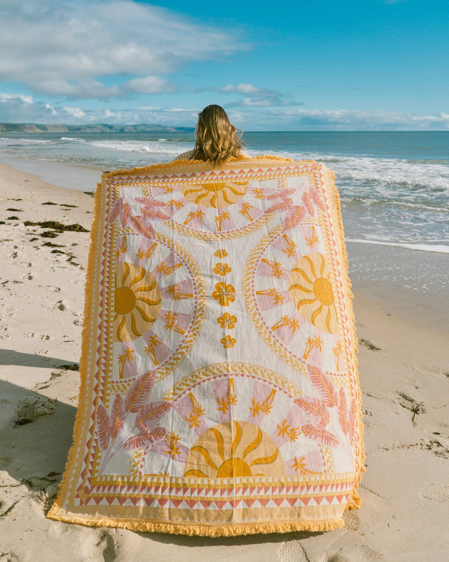 Soli - Picnic Beach Throw Rug - XL