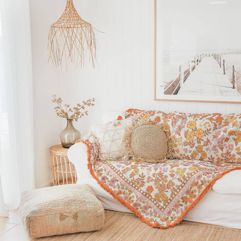 Poppy - Picnic Beach Throw Rug - XL