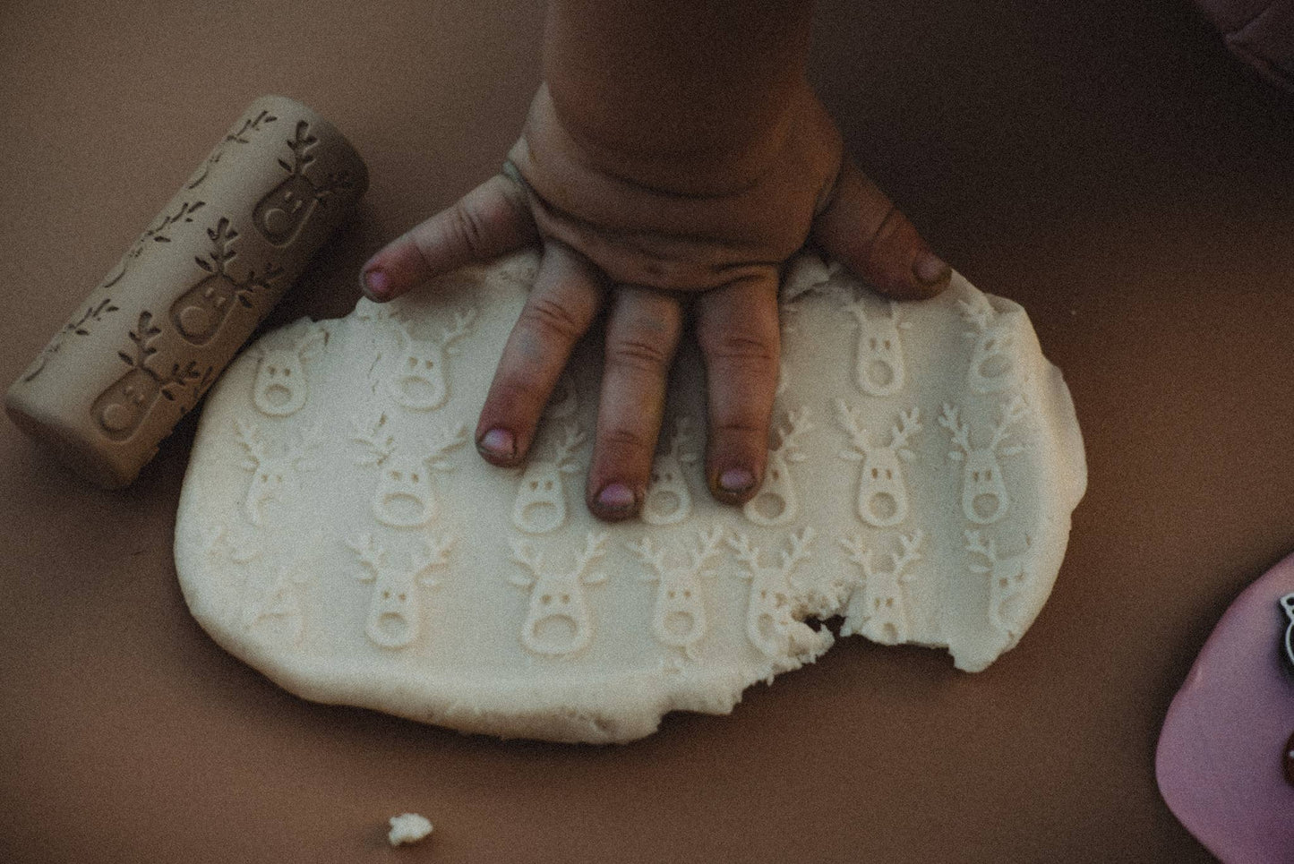 Reindeer Roller - Eco Pattern Playdough Roller