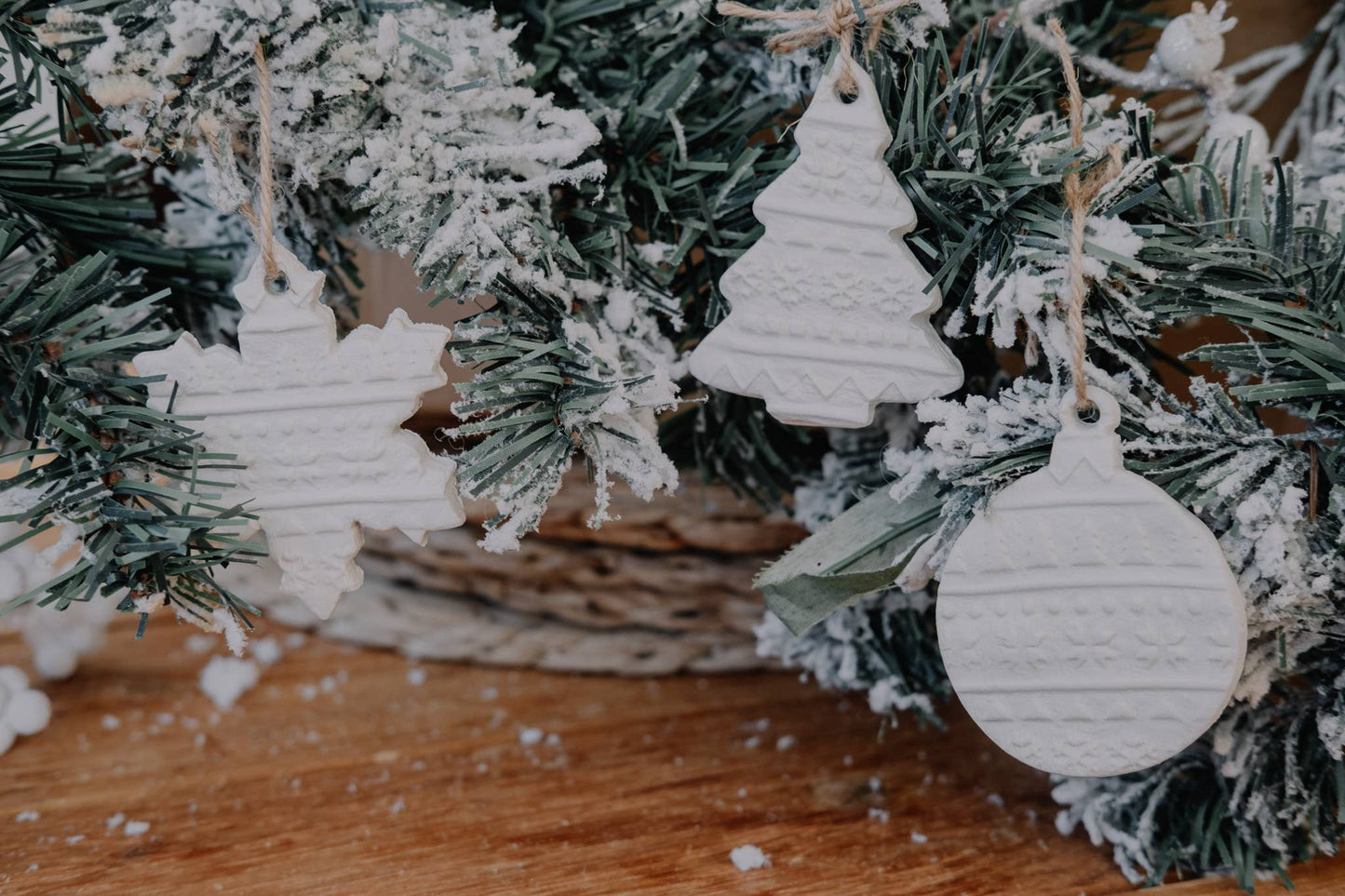 Christmas Ornament Roller & Cutter set - Eco playdough Tool