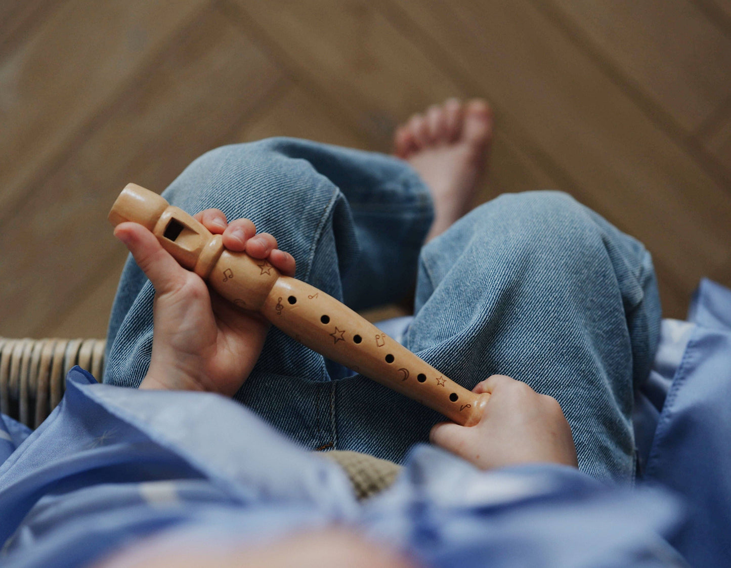 Love Note Wooden Recorder Musical Toy