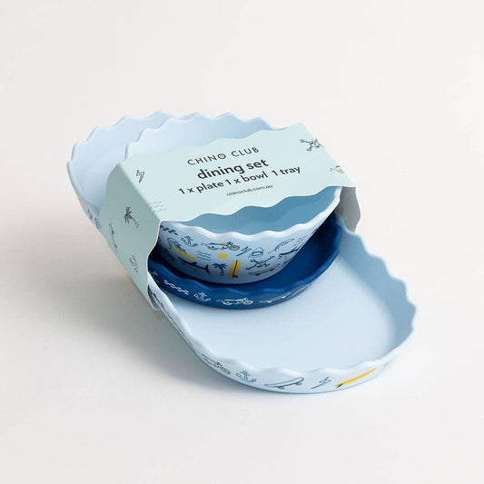 Rad Times Bowl and Plate Set