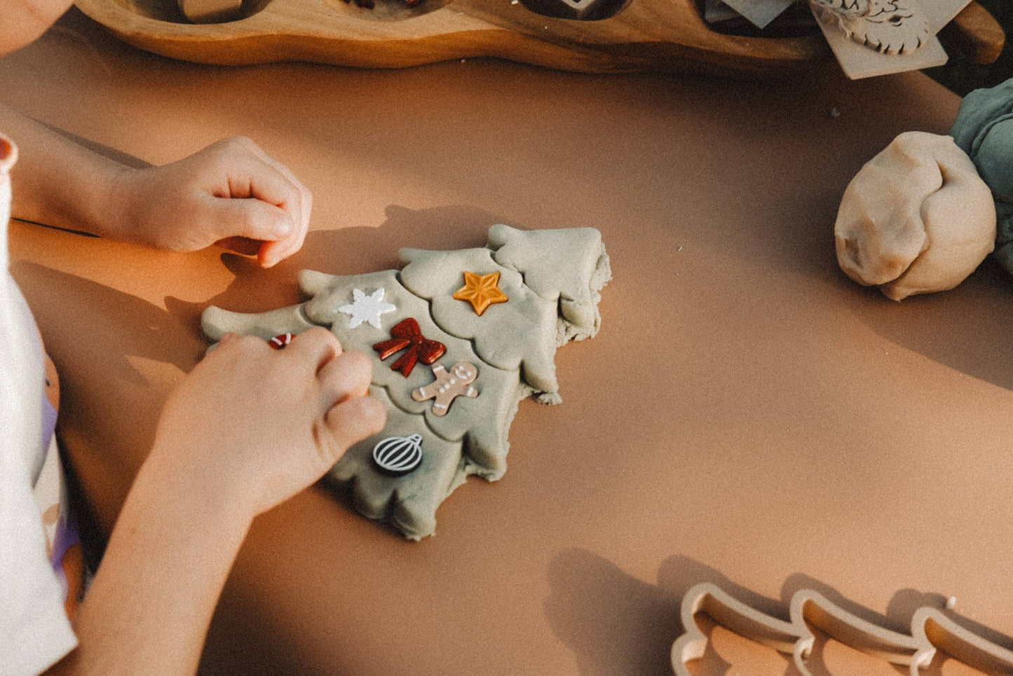 Christmas Tree Playdough Decorating Kit