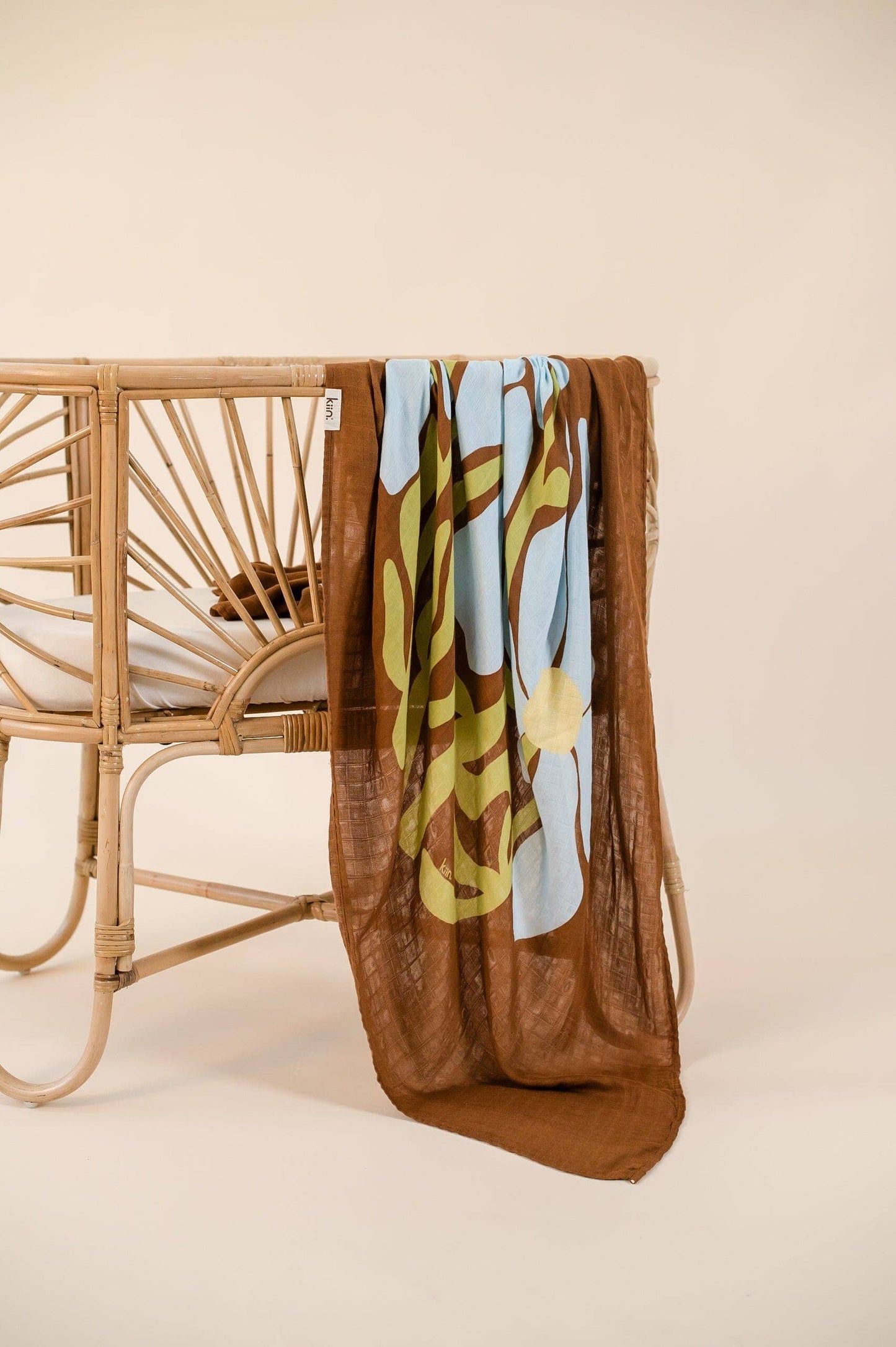 Organic Muslin Swaddle - Fleur Umber (Limited Edition)