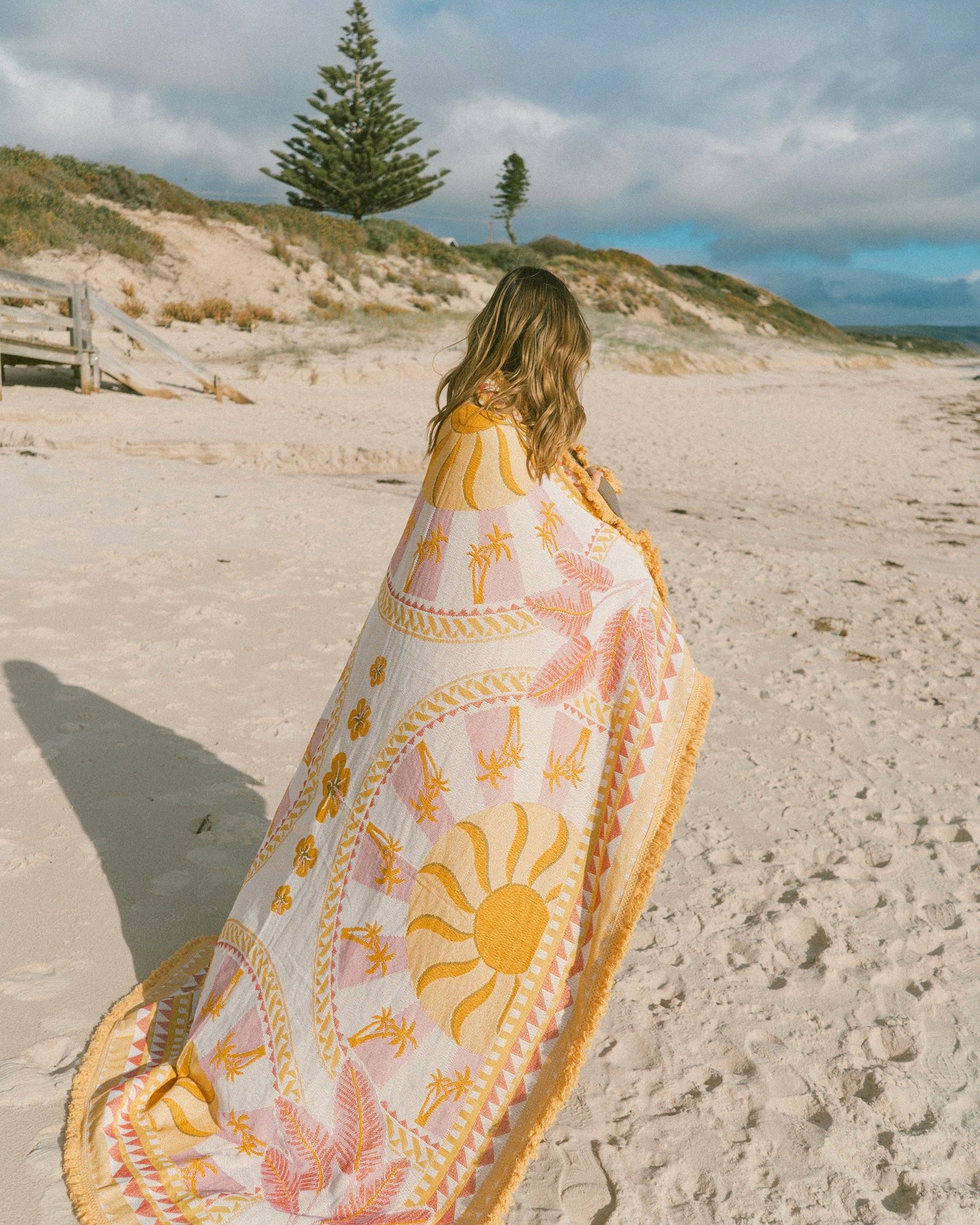 Soli - Picnic Beach Throw Rug - XL